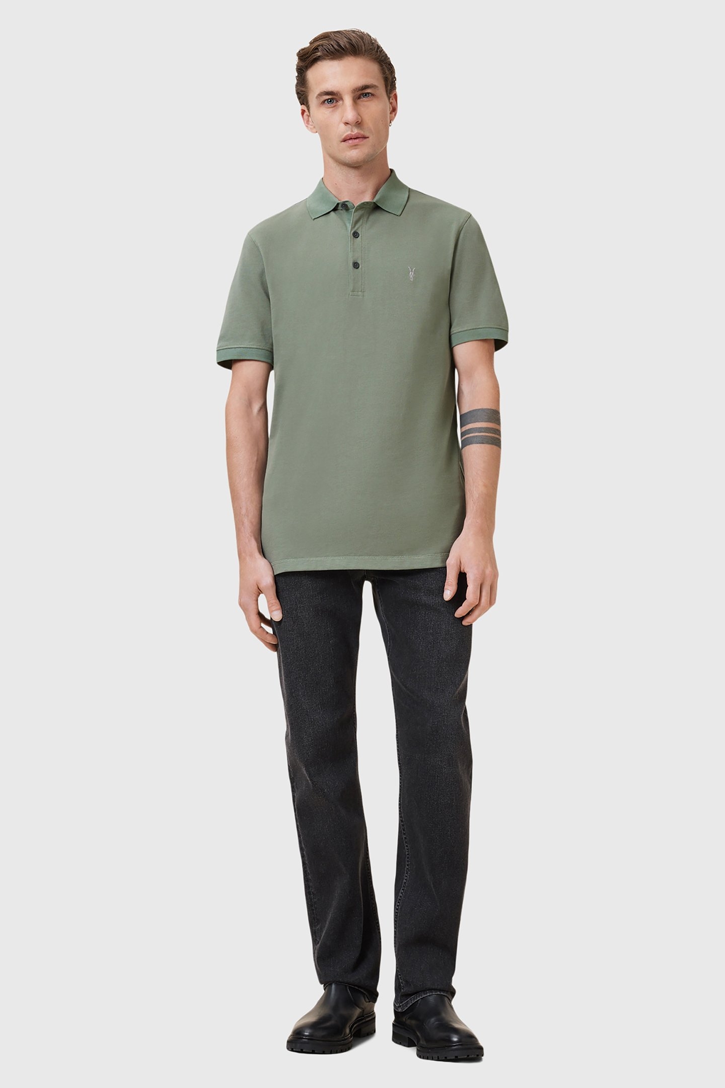 REFORM SS POLO 2 PAC OPTIC WHITE/GREEN 3