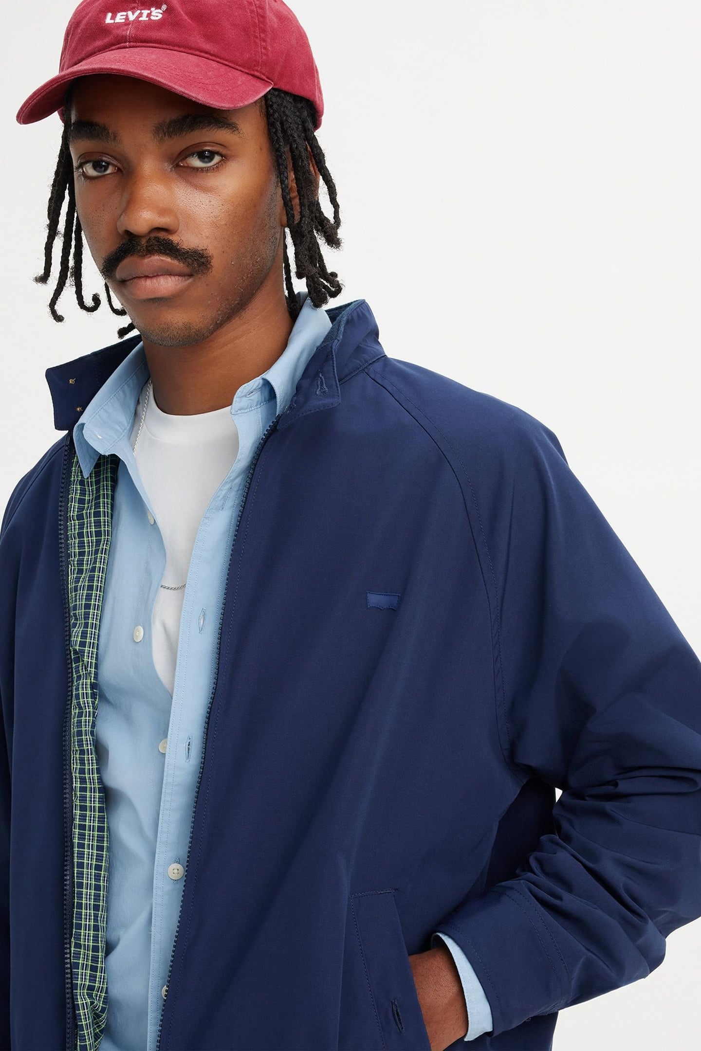 BACKER HARRINGTON JACKET BLUE 5