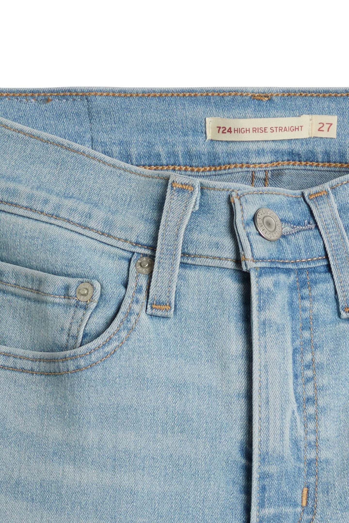 724™ HIGH RISE STRAIGHT JEANS LIGHT INDIGO 8