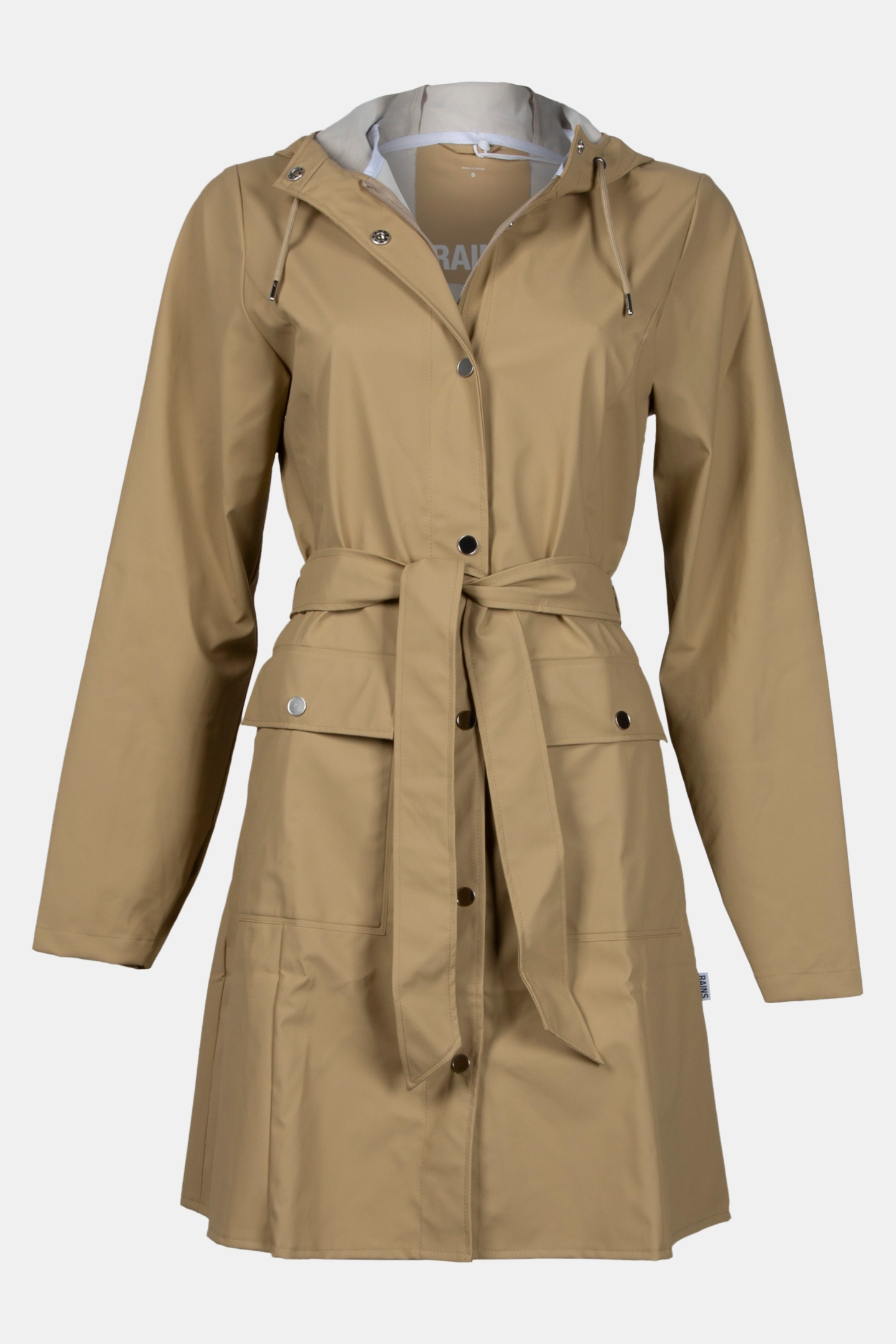 CURVE LONG JACKET W3 SAND 4