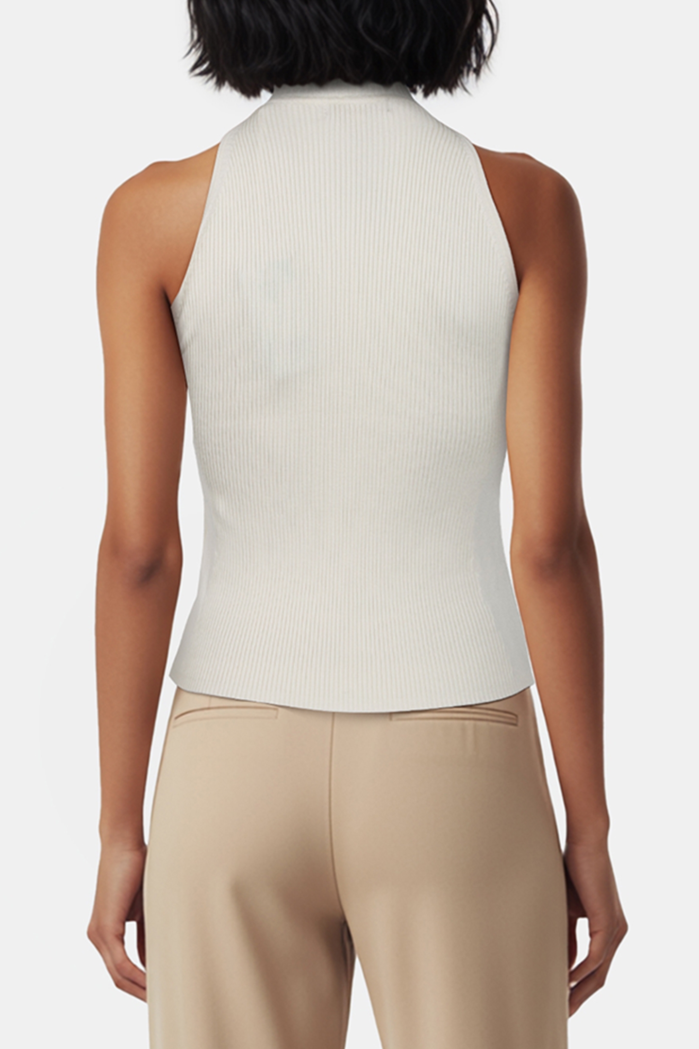 GUESS ECO BLAIRE HALTER NECK S CREAM WHITE 2