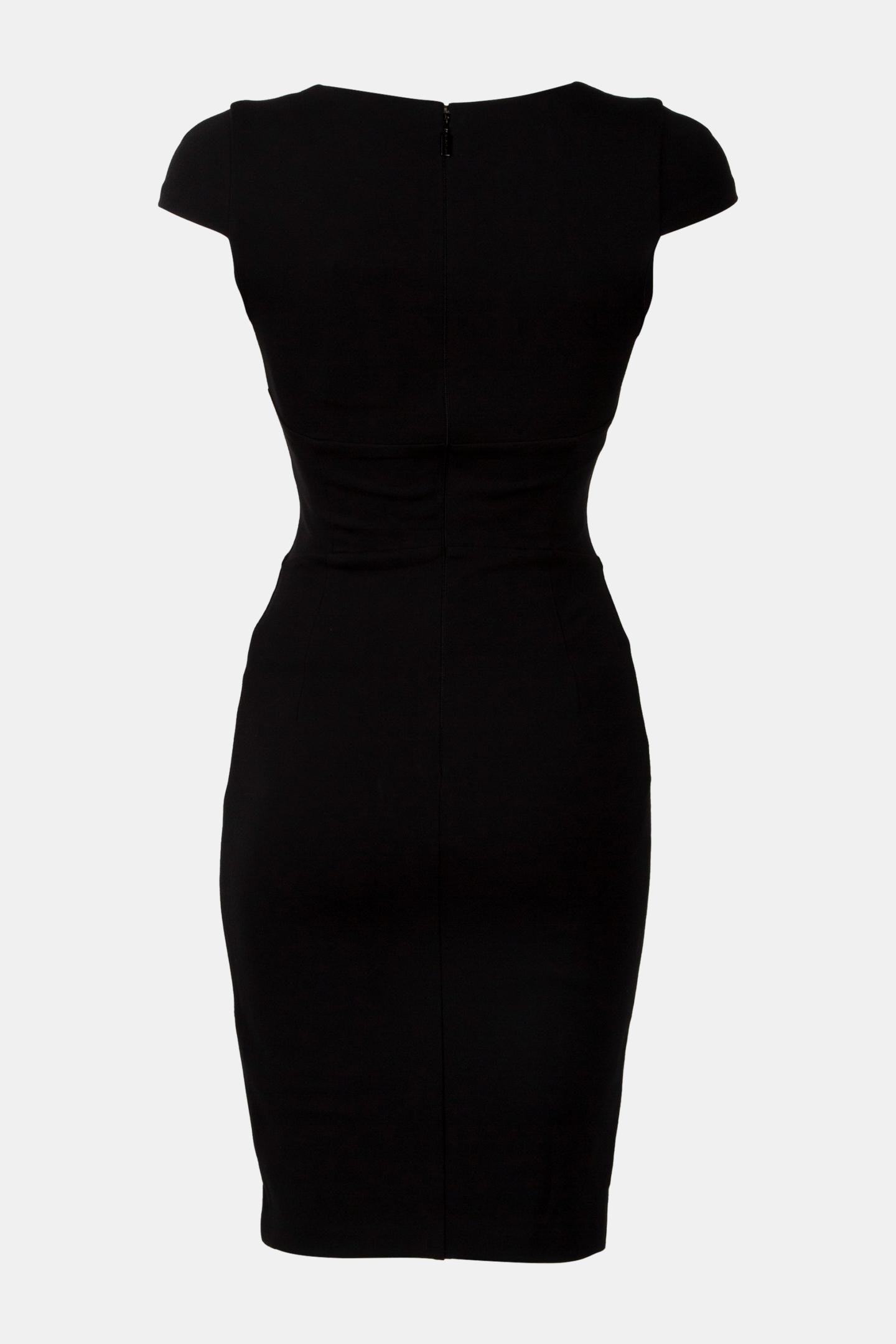 ODETTE DRESS JET BLACK A996 4