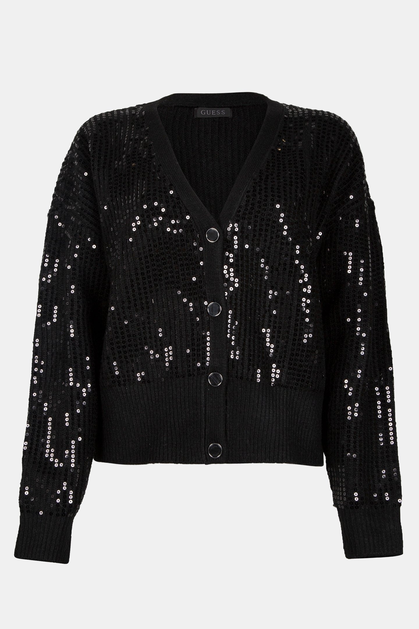 RILEY LS VN SEQUINS JET BLACK A996 3