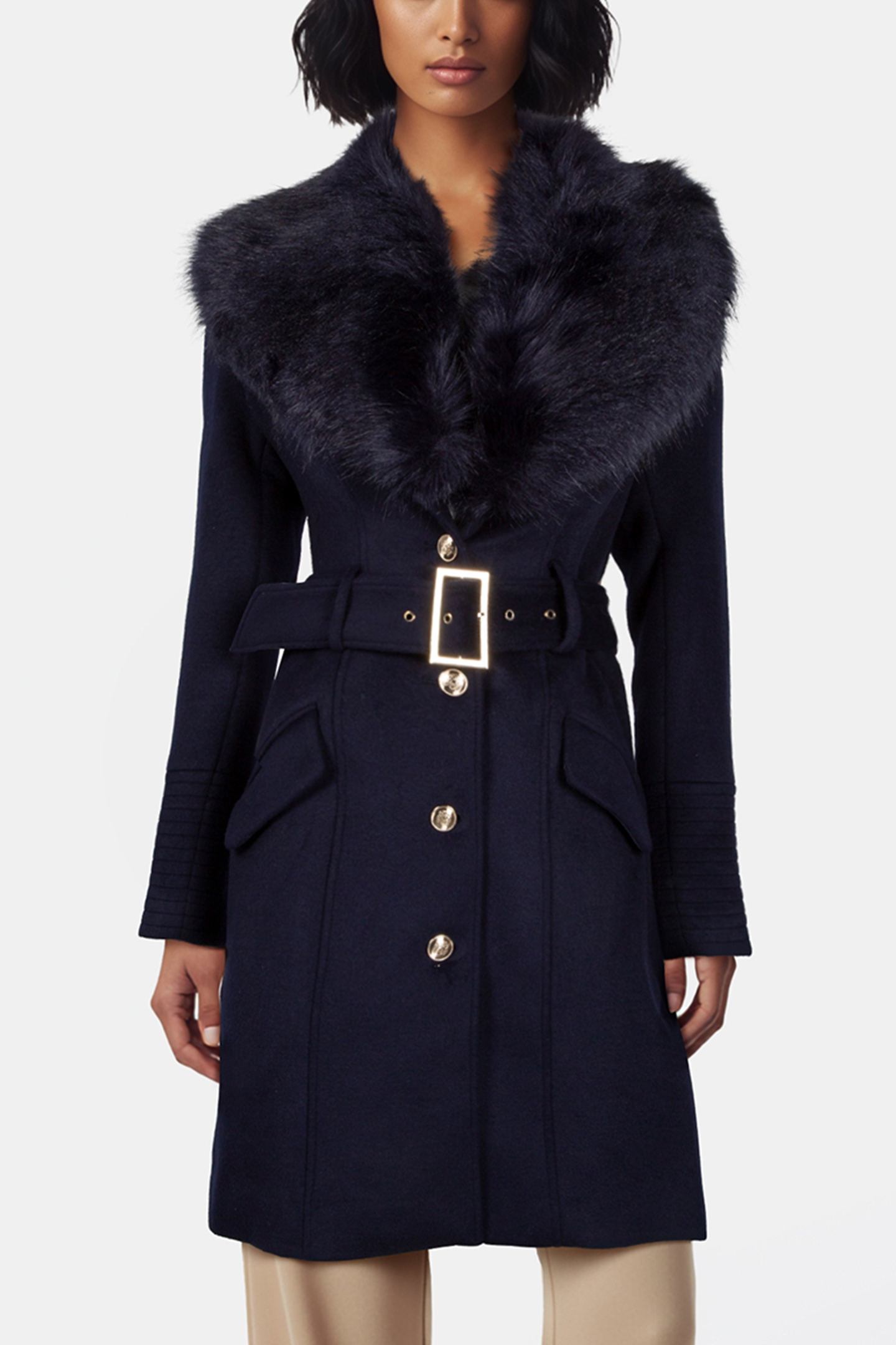 LORETA COAT SMART BLUE MULTI 1