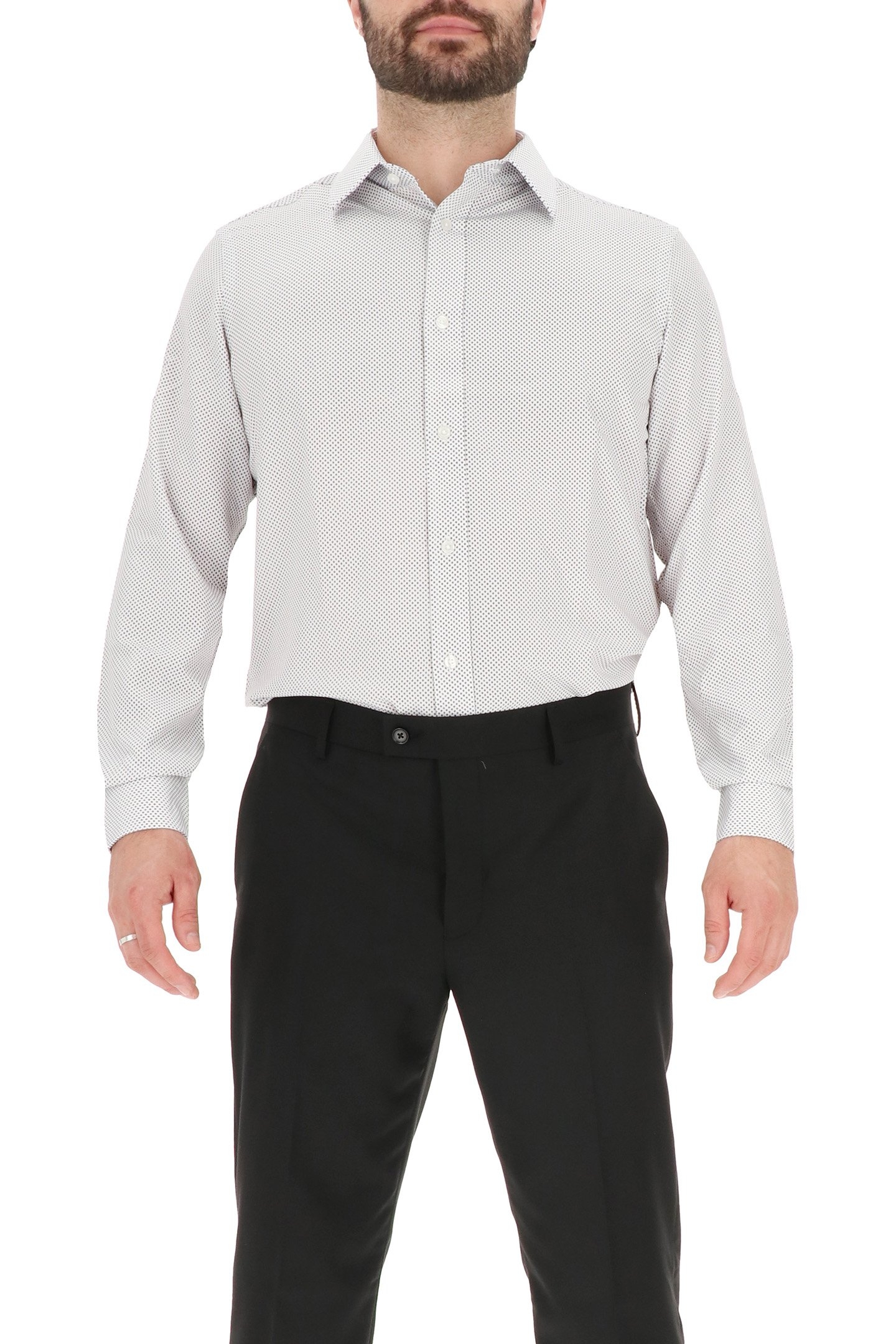 4 WAY STRETCHDRESS SHIRT BLACK 1