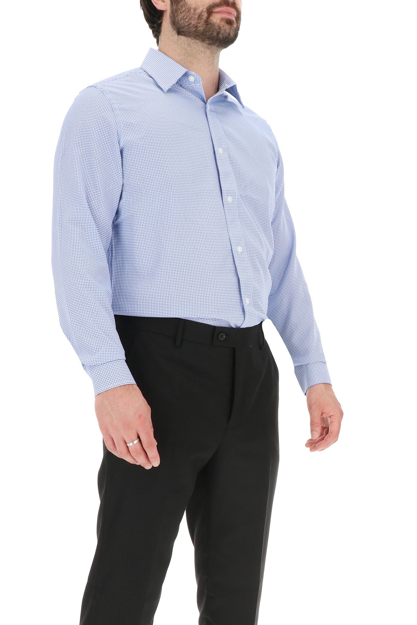 4 WAY STRETCHDRESS SHIRT LIGHT BLUE 3