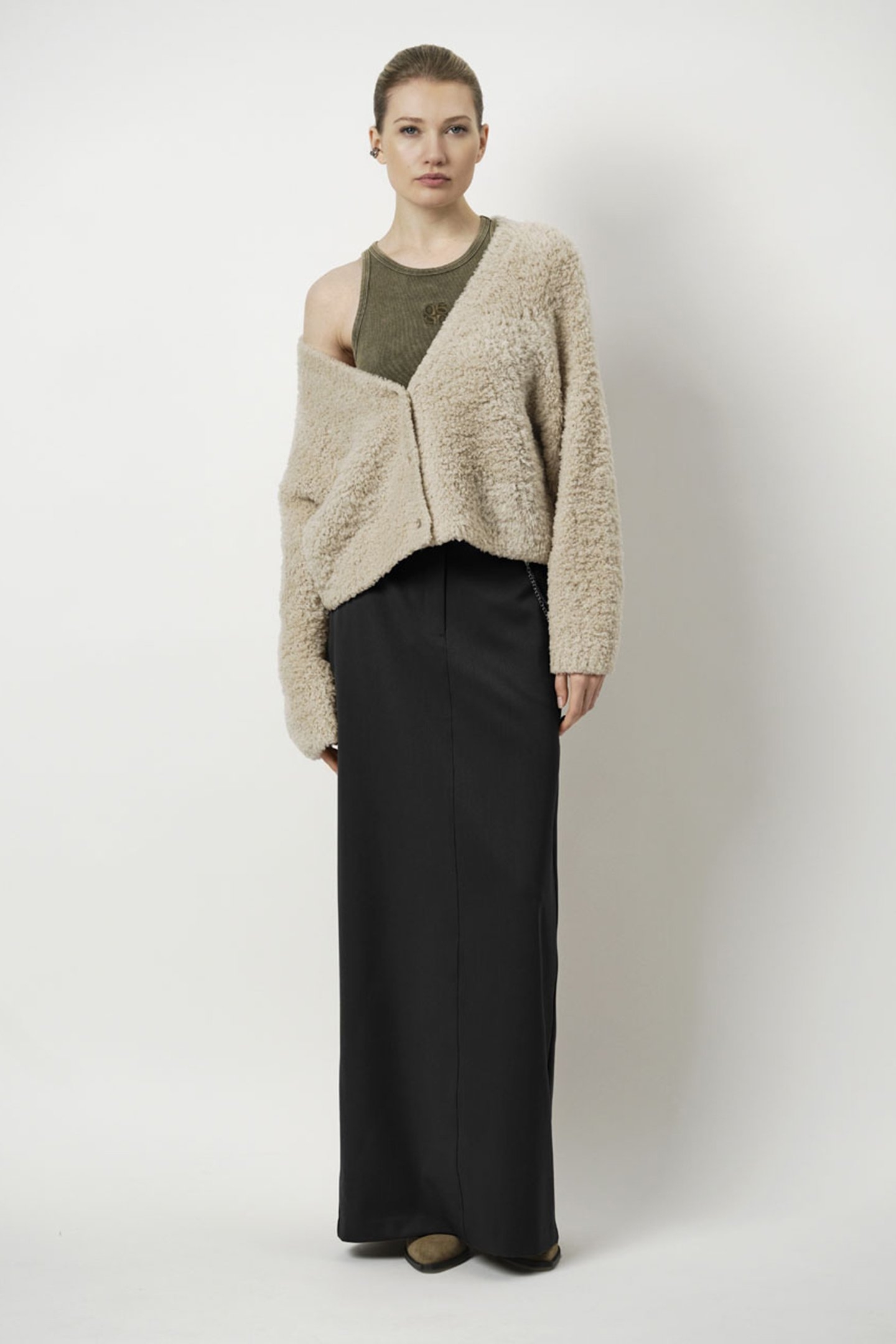 MAYA MAXI SKIRT RAVEN 1