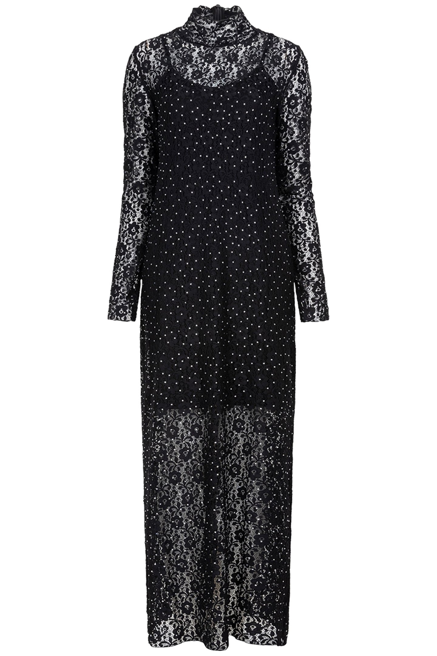 VOLCAN LACE DRESS RAVEN 3