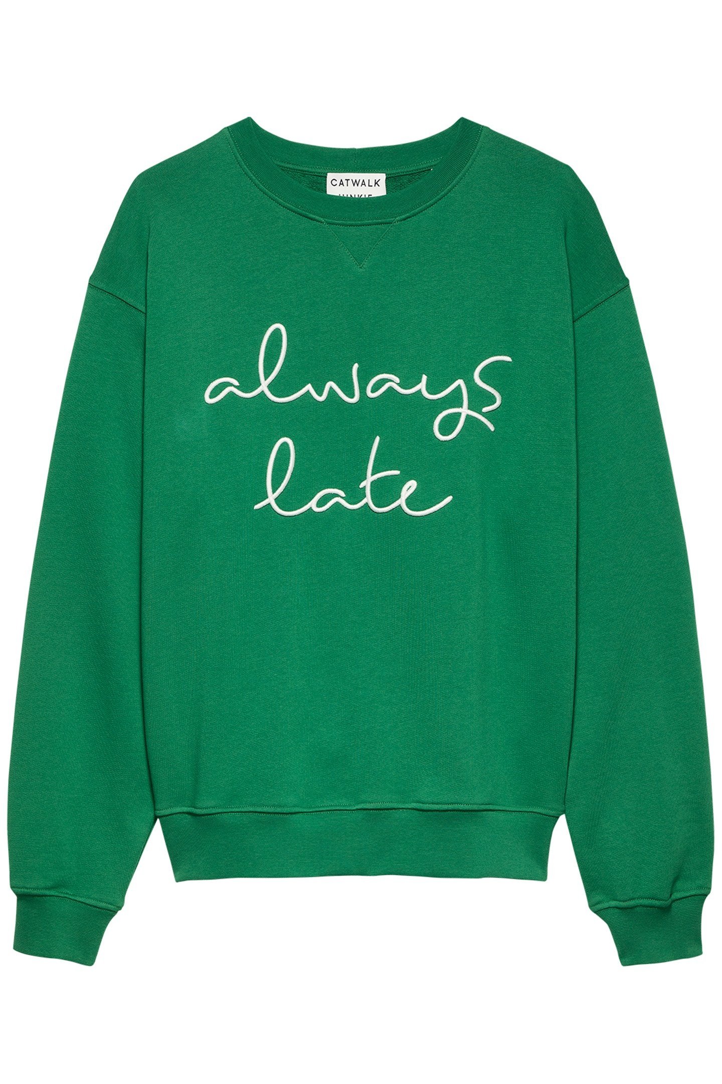 ALWAYS LATE SWEATER VERDANT GREEN 4