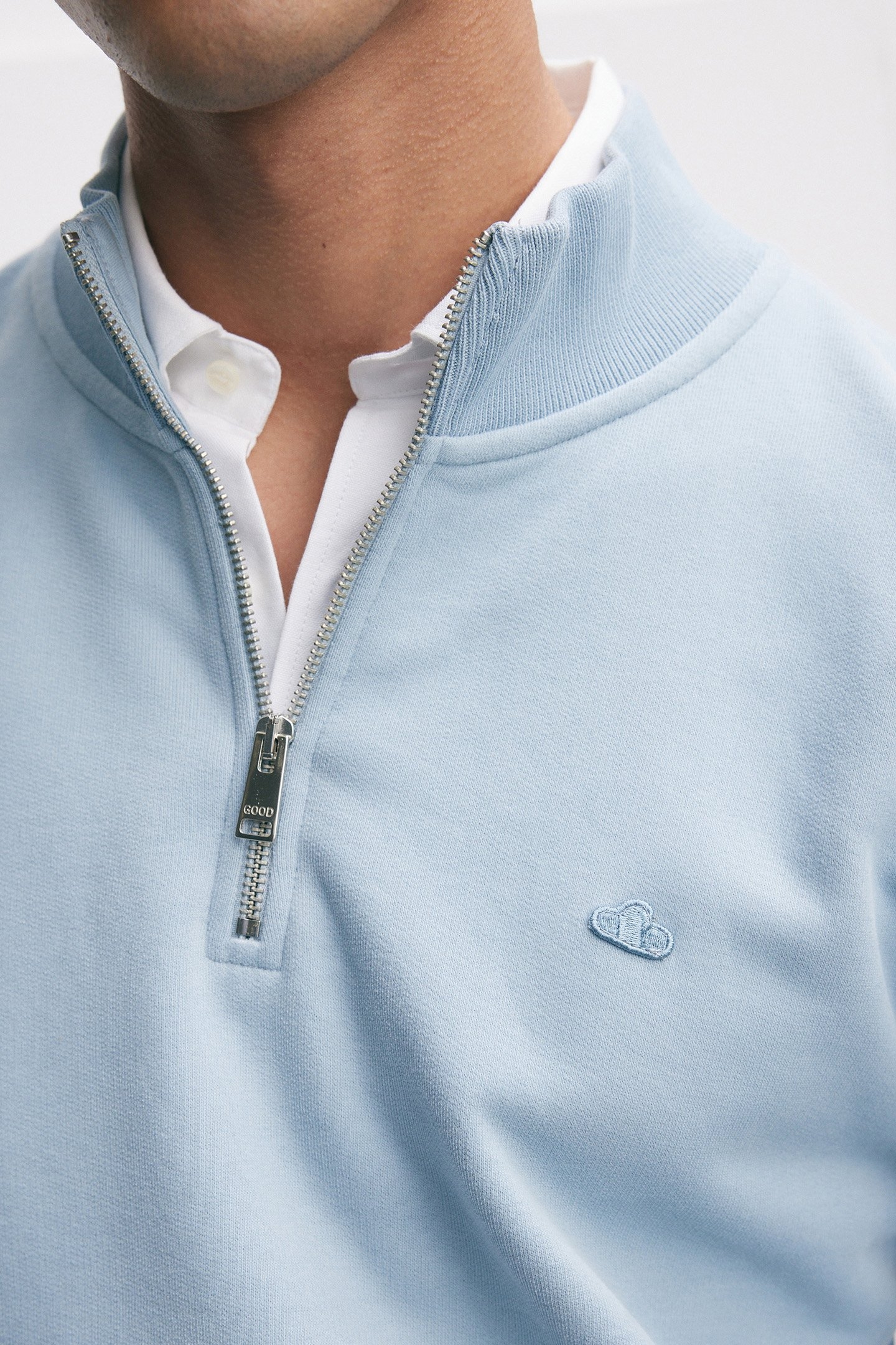 LUCCA SWEATERS MID BLUE 6