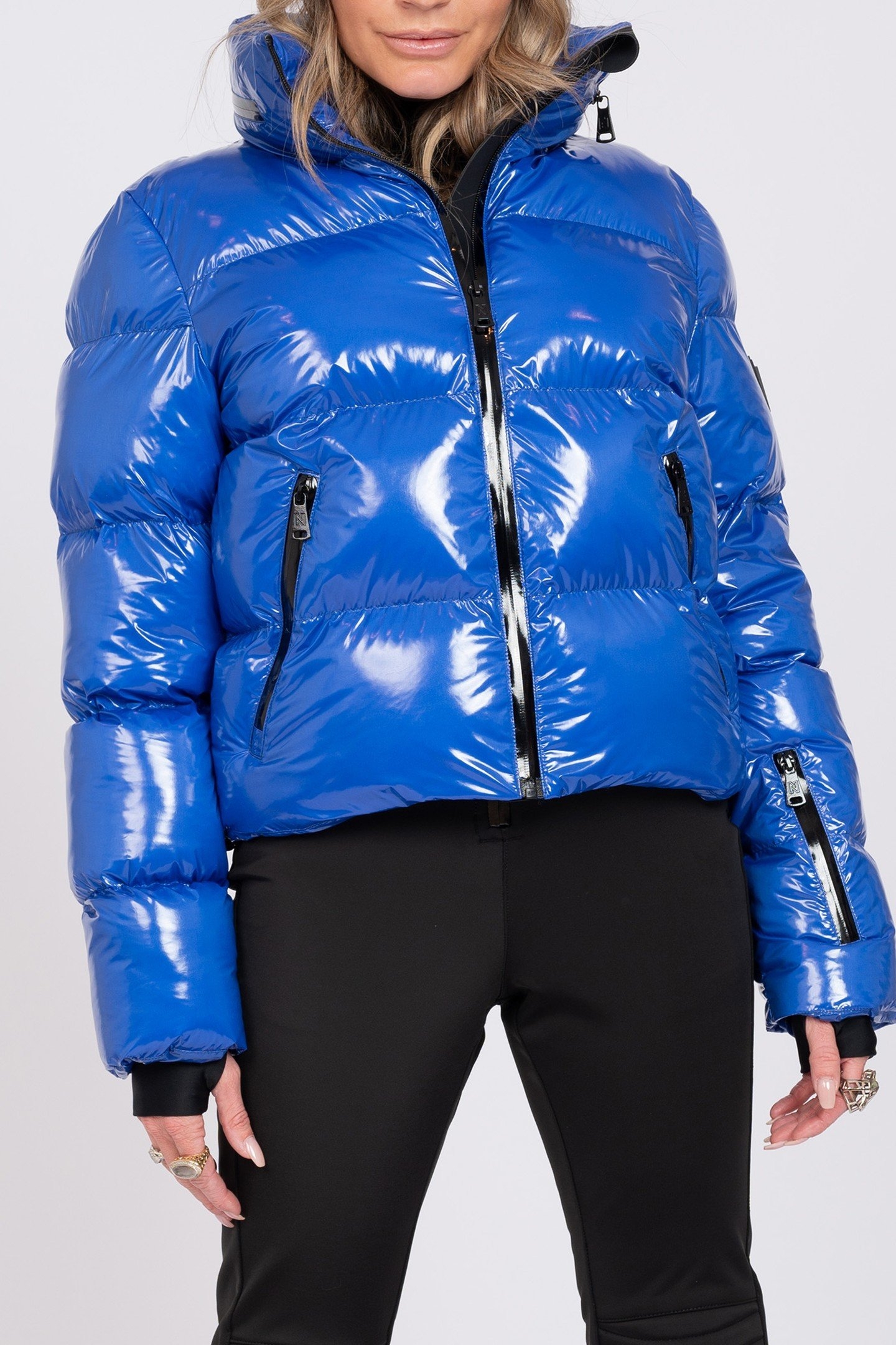 GSTAAD LAQUER SKI JACKET DAZZLING BLUE 2