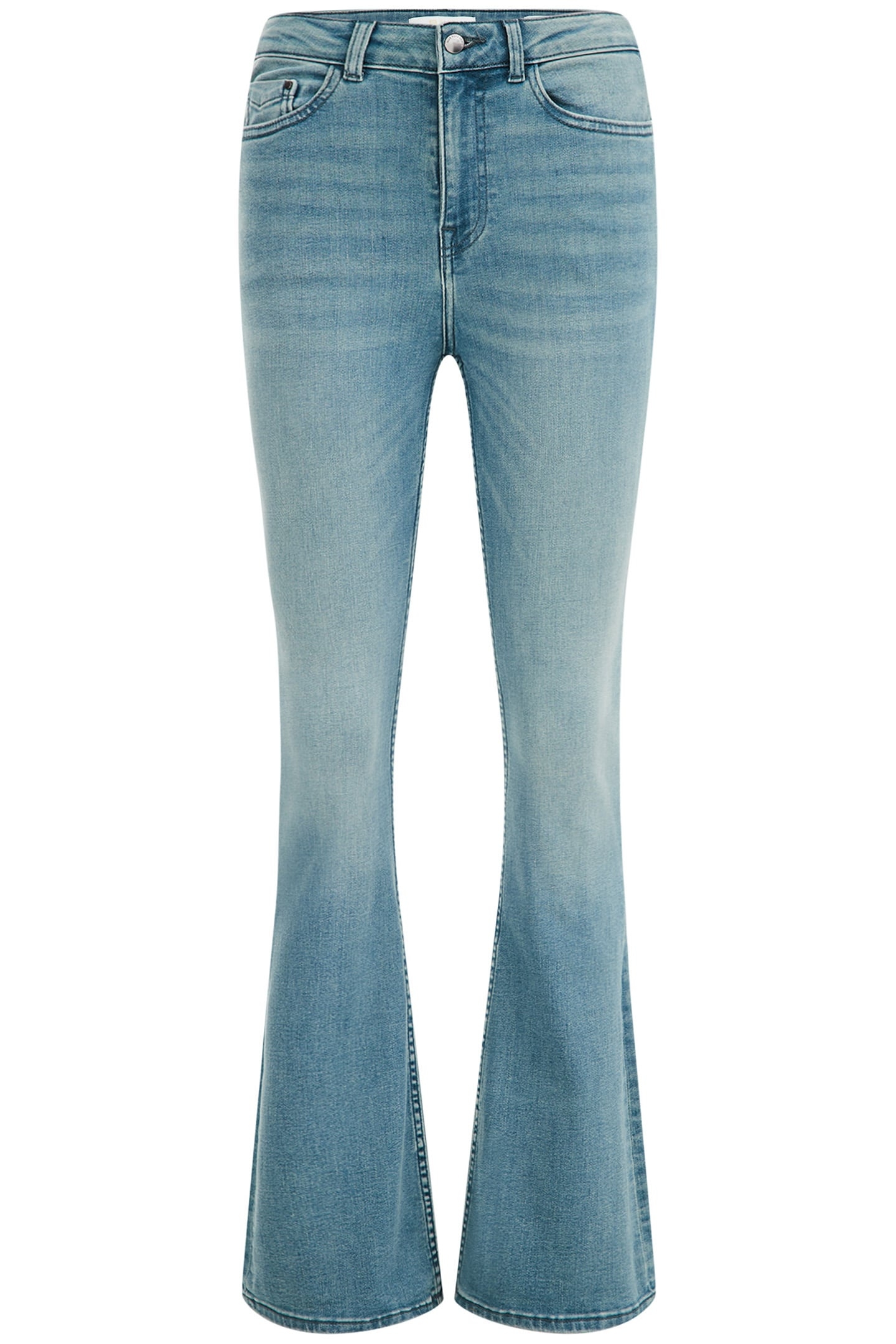 5-POCKET HIGH WAIST GREYISH BLUE 4