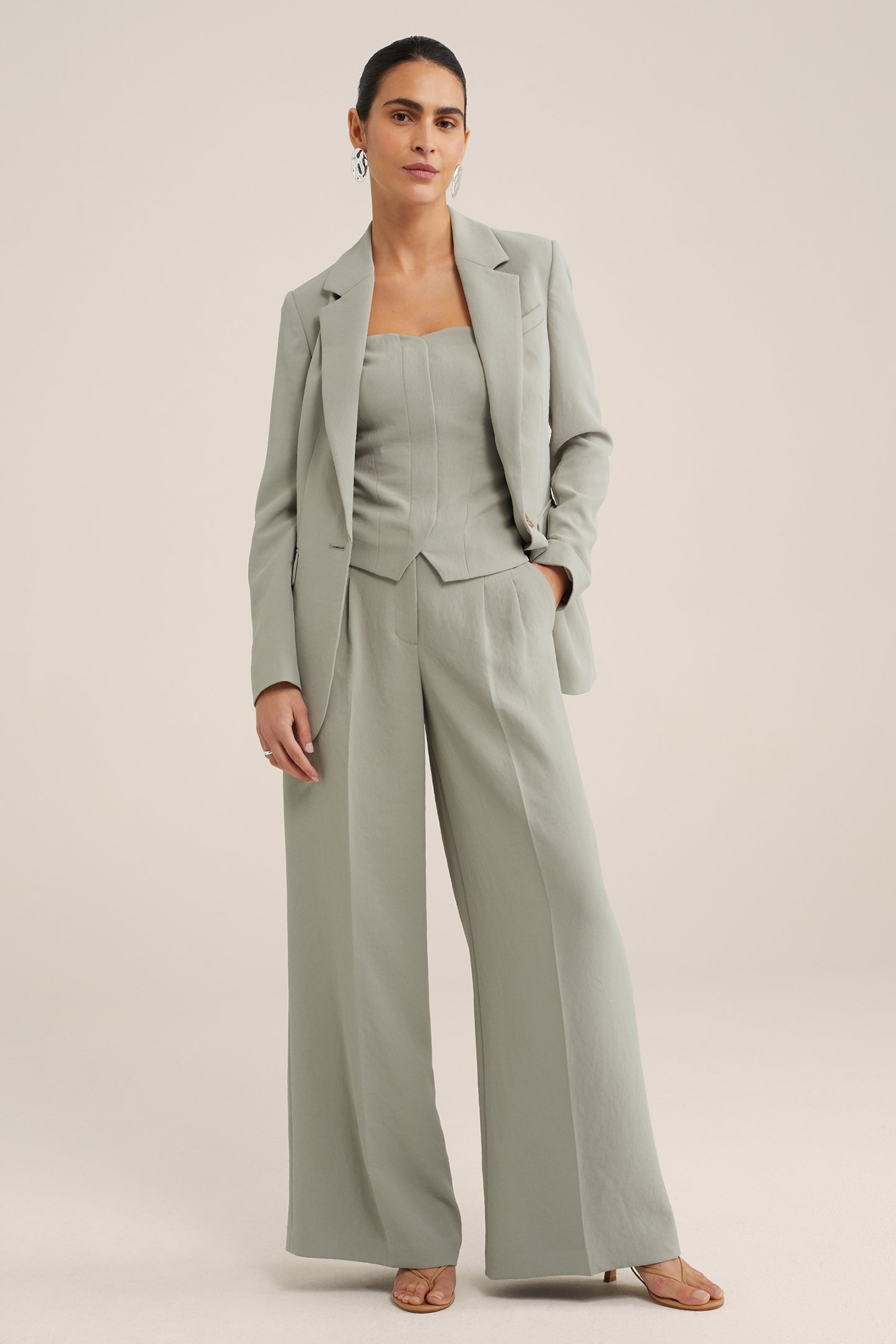 BROEK PASTEL GREEN 3