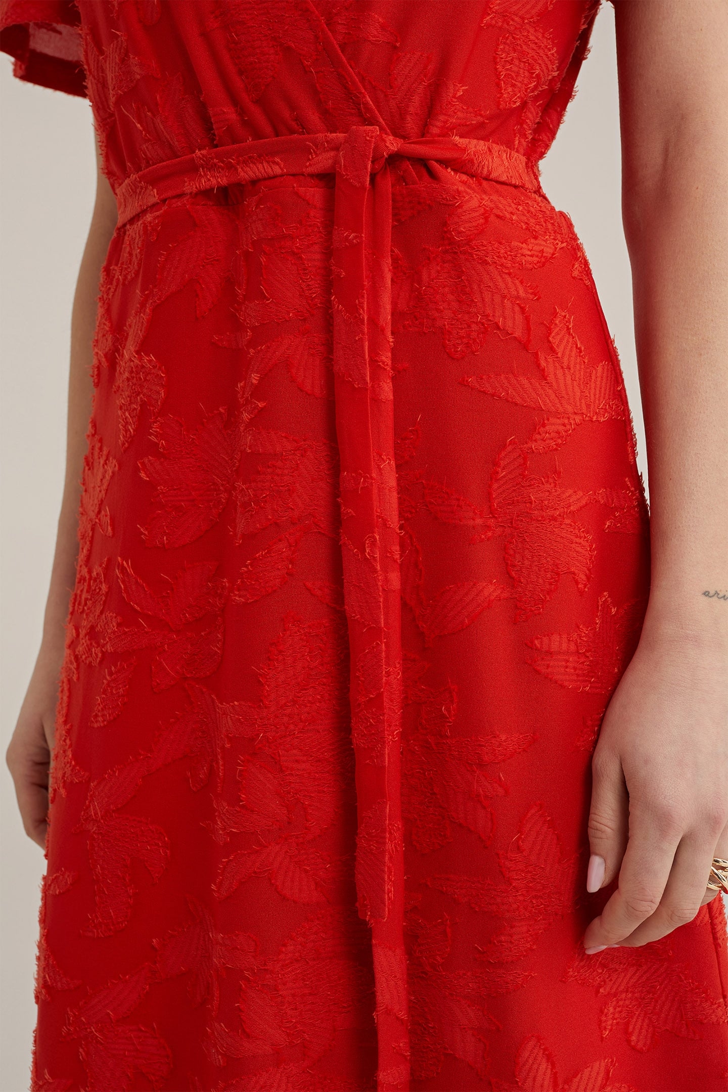 JURK MIDI FIRE RED 5