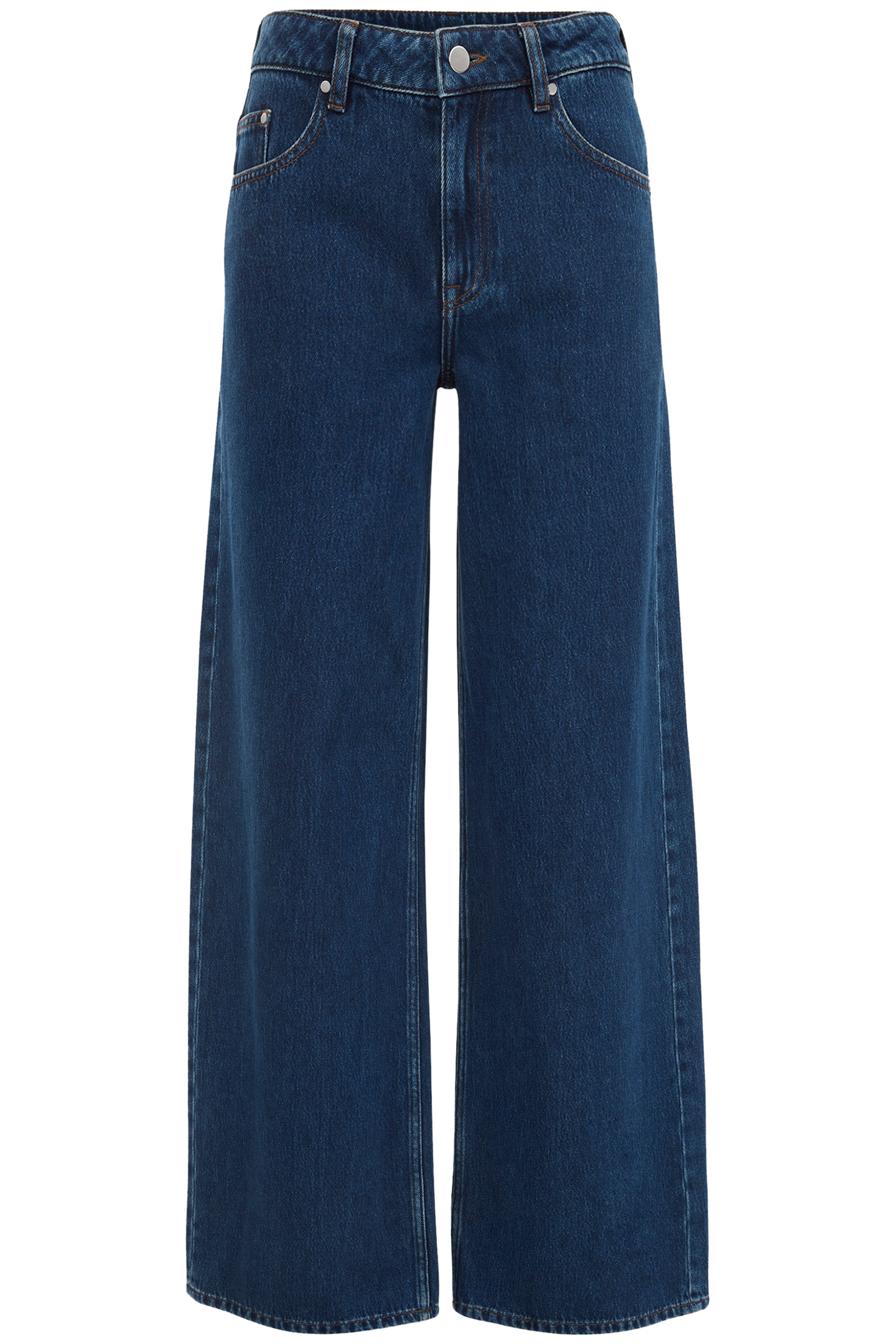 5-POCKET HIGH WAIST DARK BLUE 4