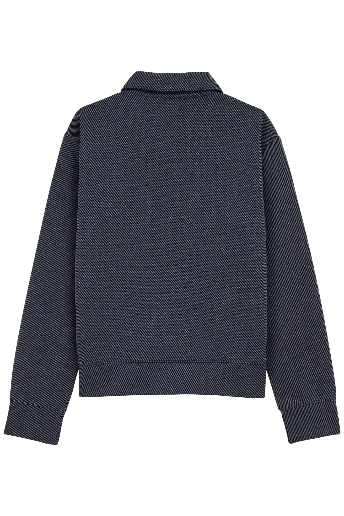 CARDIGAN WITH ZIPPER NAVY BLUE 4