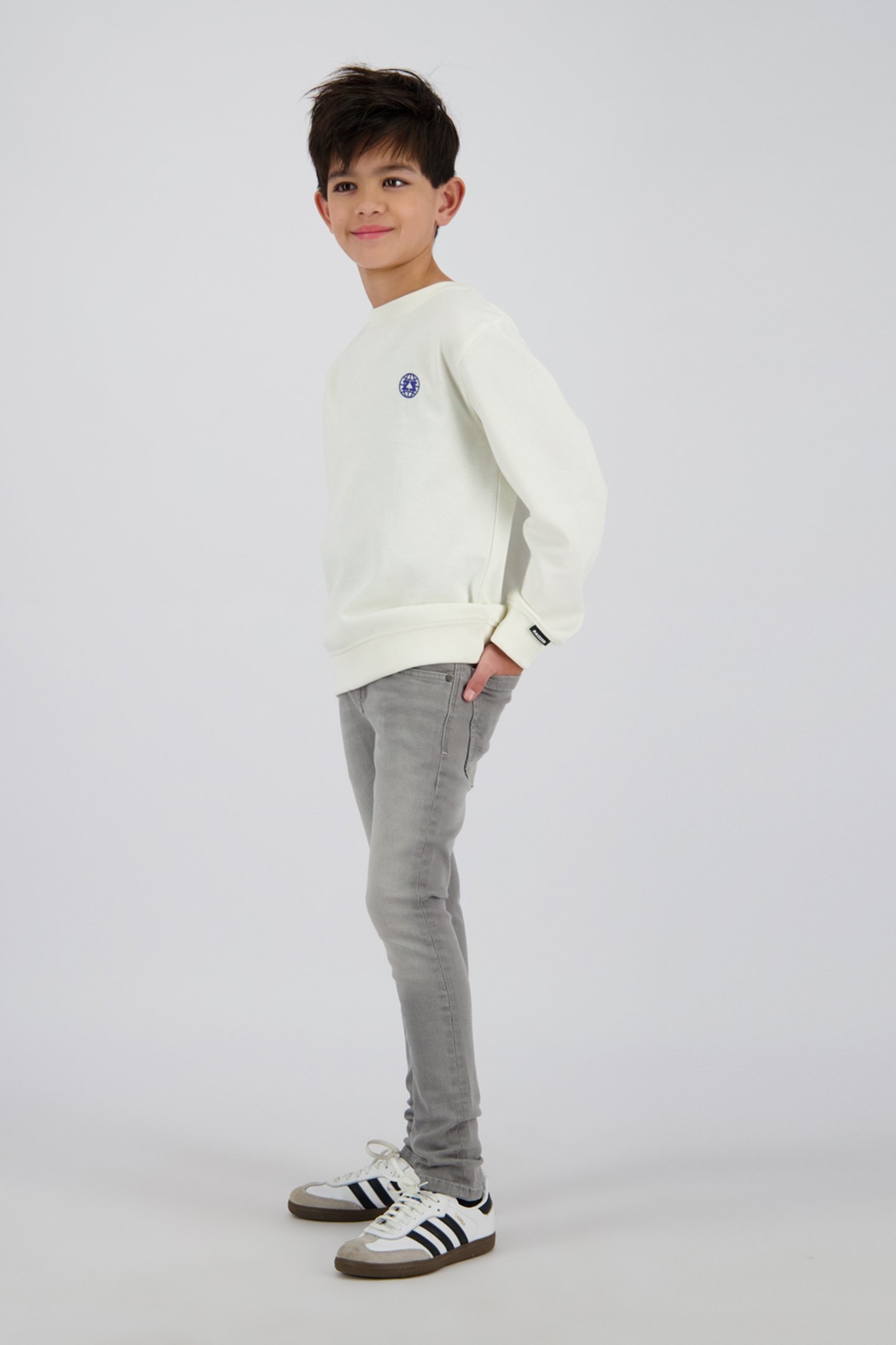 TACOMA JEANS BOYS MID GREY STONE 6