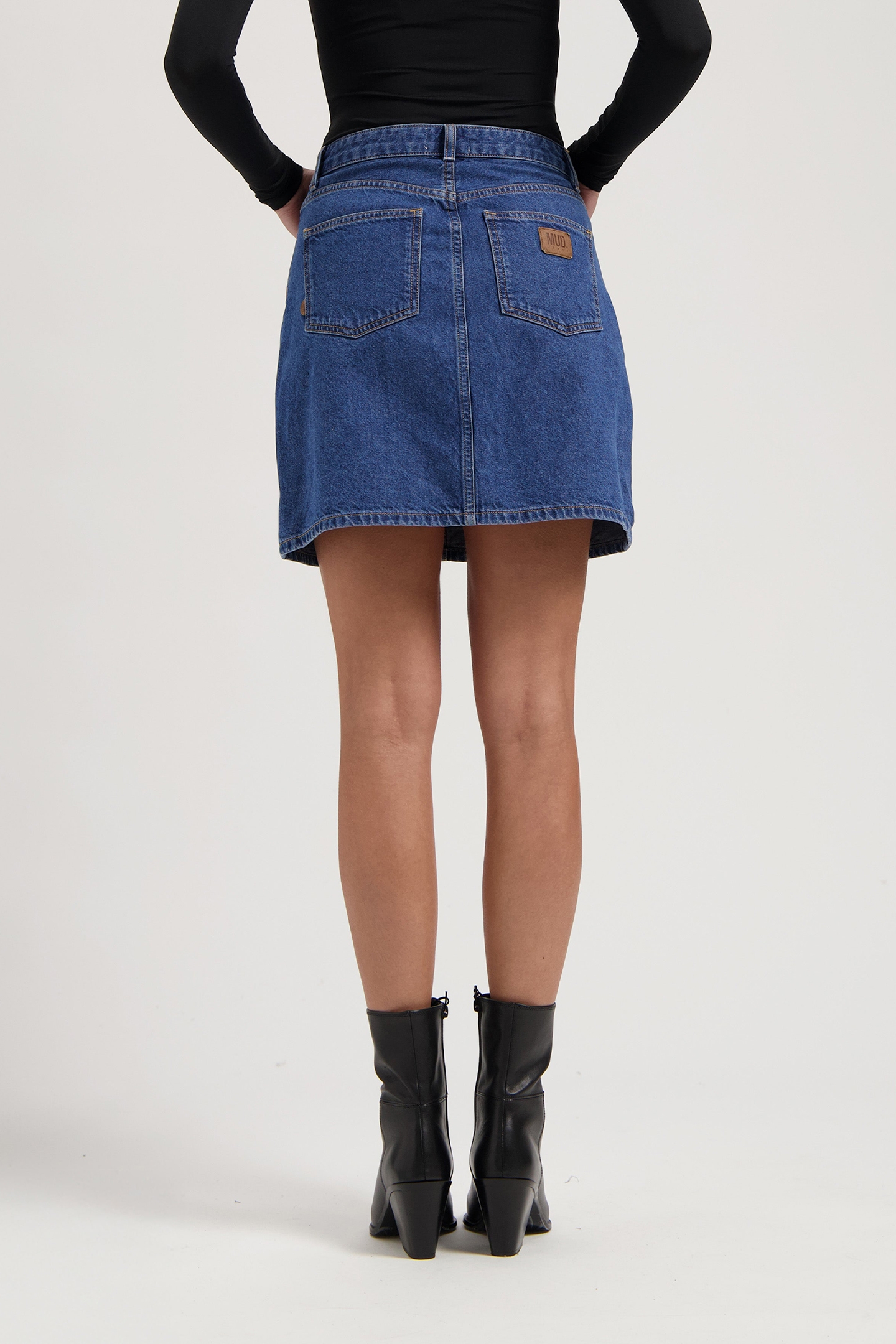 AUDRY MINI SKIRT MEDIUM STONE 2