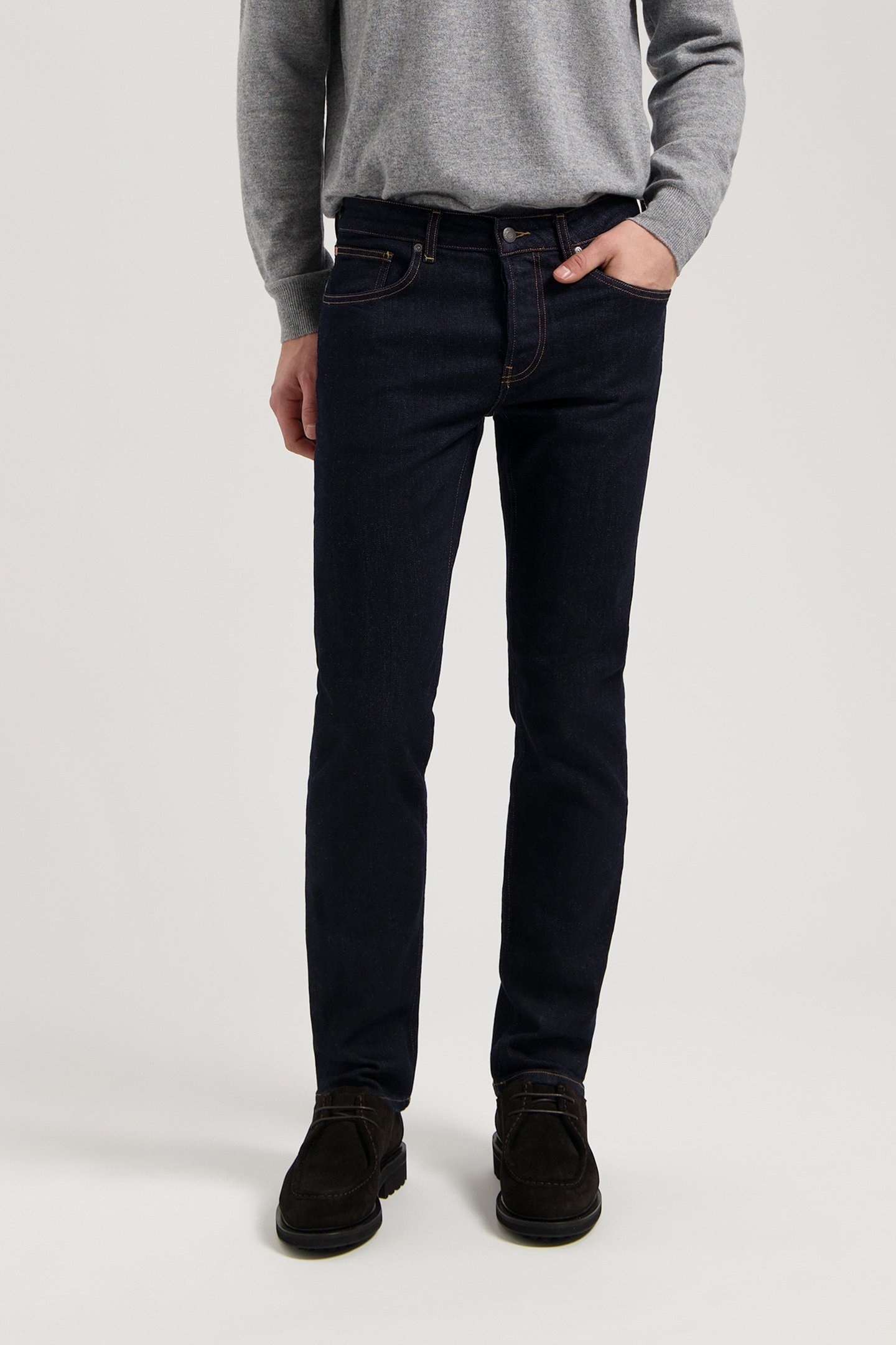 HANK MID TAPERED STRONG BLUE 1