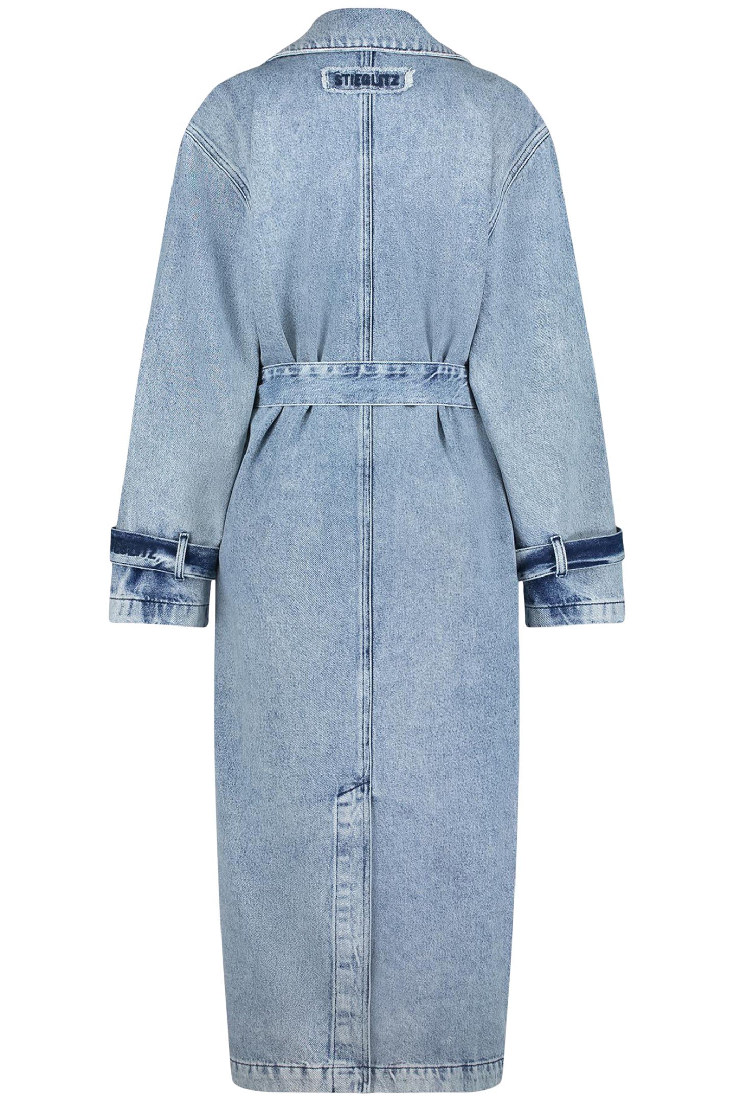 CAZ DENIM TRENCHCOAT BLUE 4