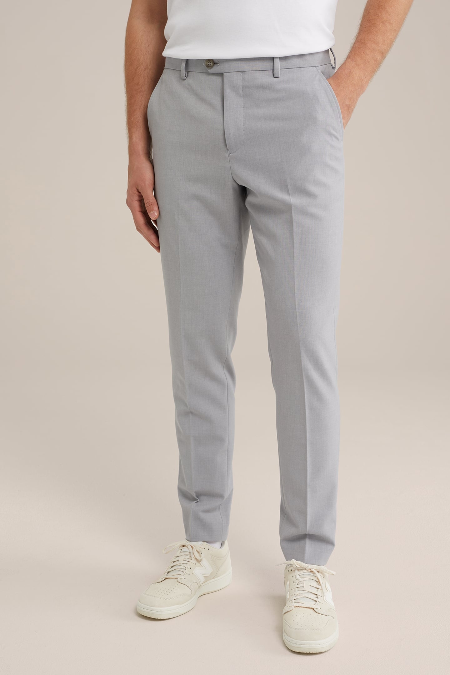 PANTALON BLENDED LIGHT GREY 1