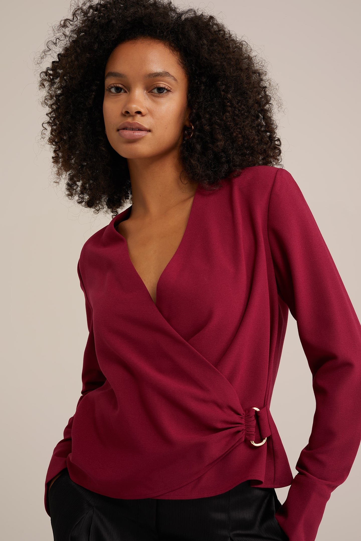 BLOUSE VINTAGE RED 5