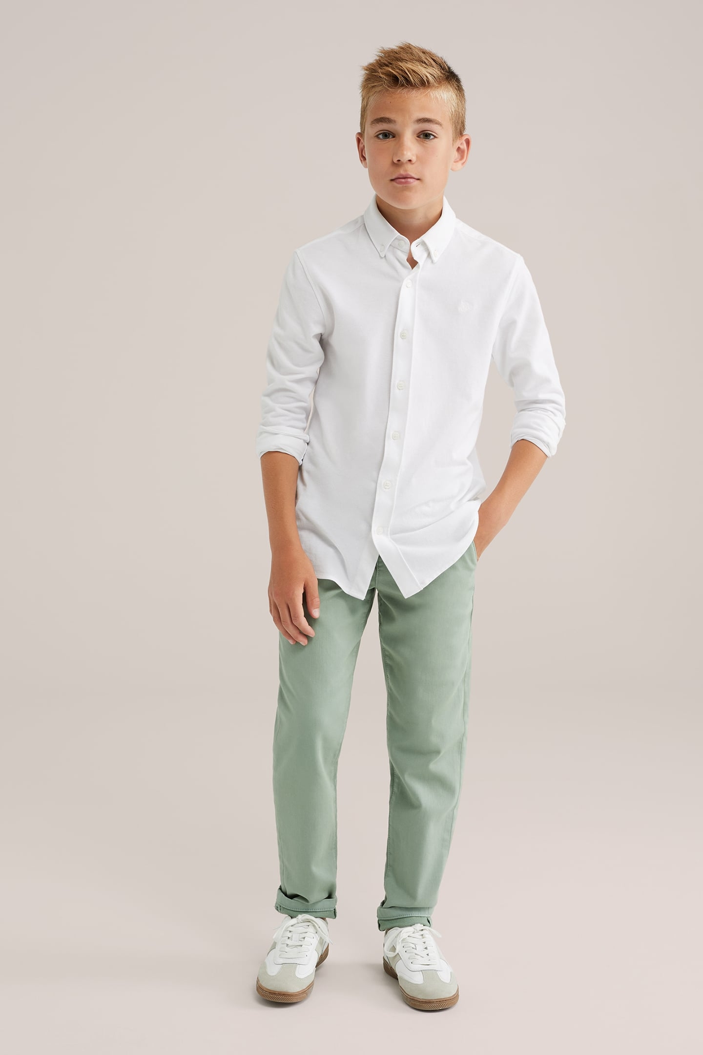 CHINO PASTEL GREEN 2