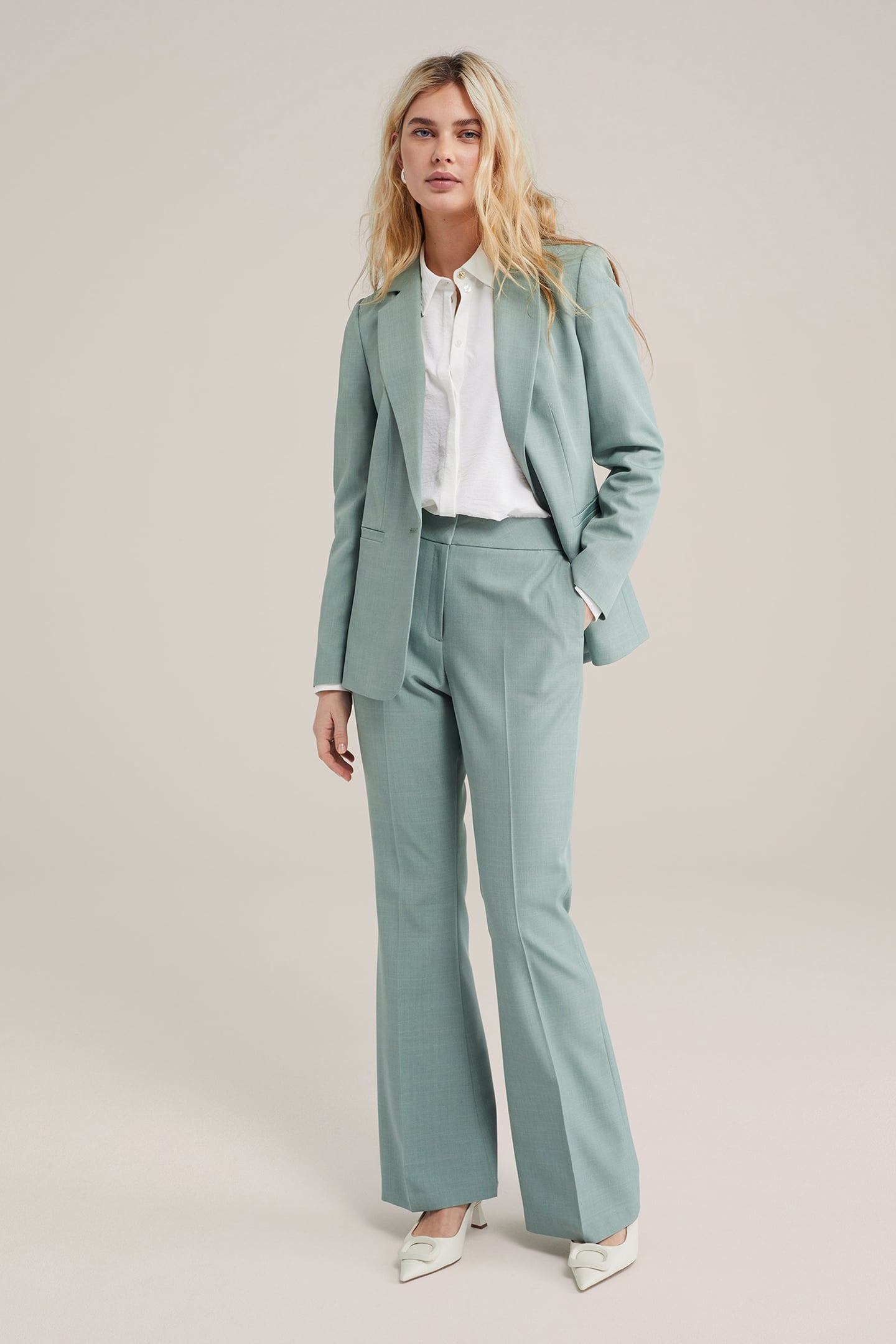 TROUSER PASTEL GREEN 3