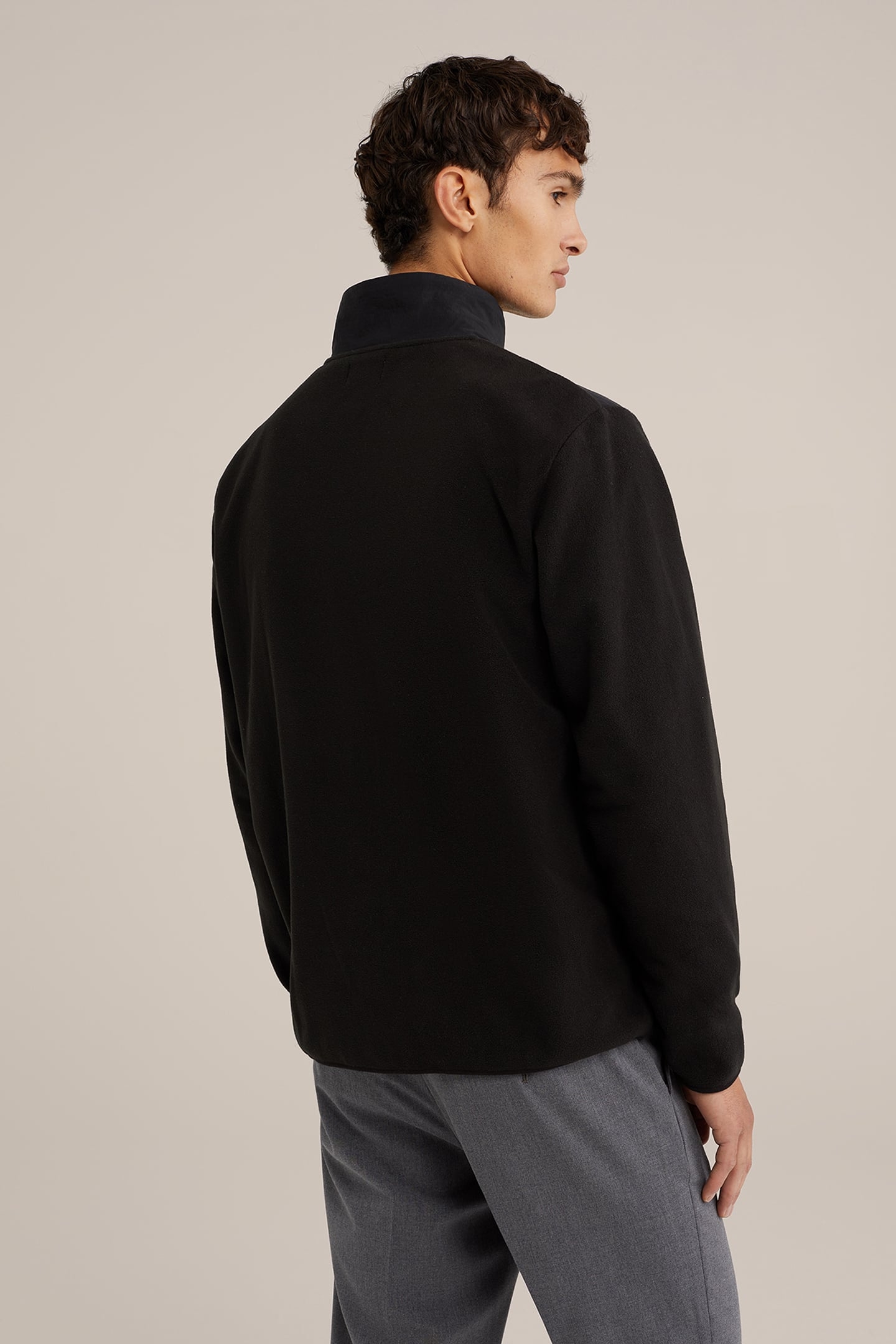 CARDIGAN WITH ZIPPER BLACK 2