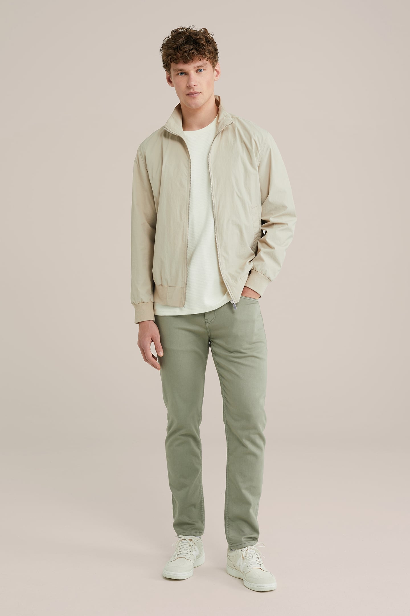 5-POCKET MID WAIST LIGHT GREEN 3