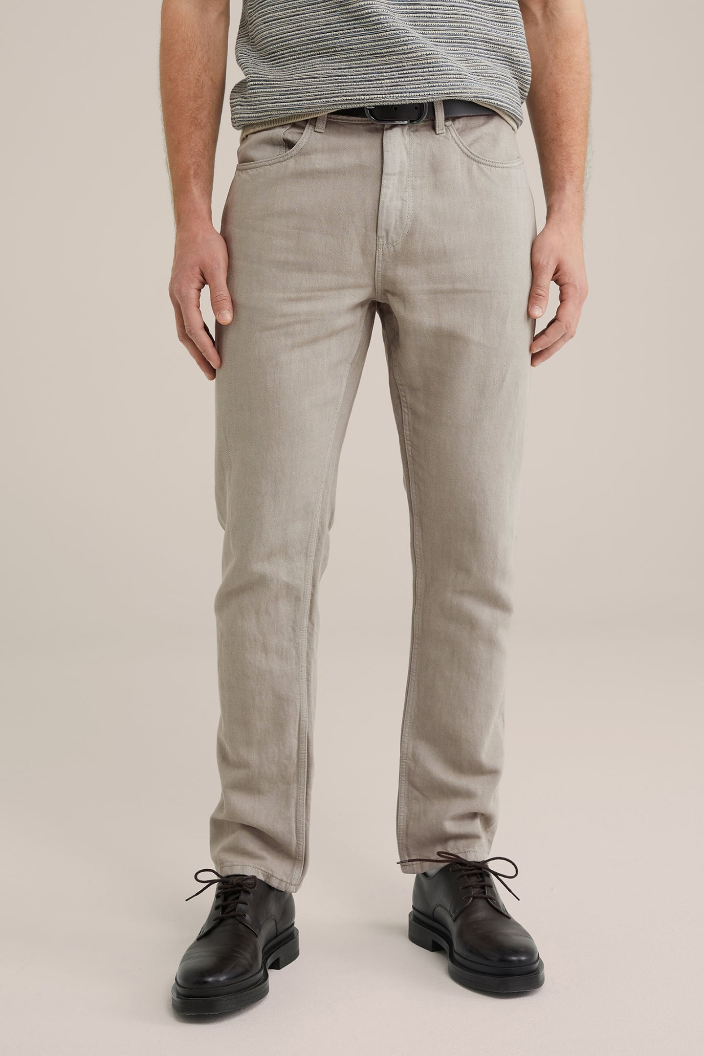 5-POCKET MID WAIST GREY 1