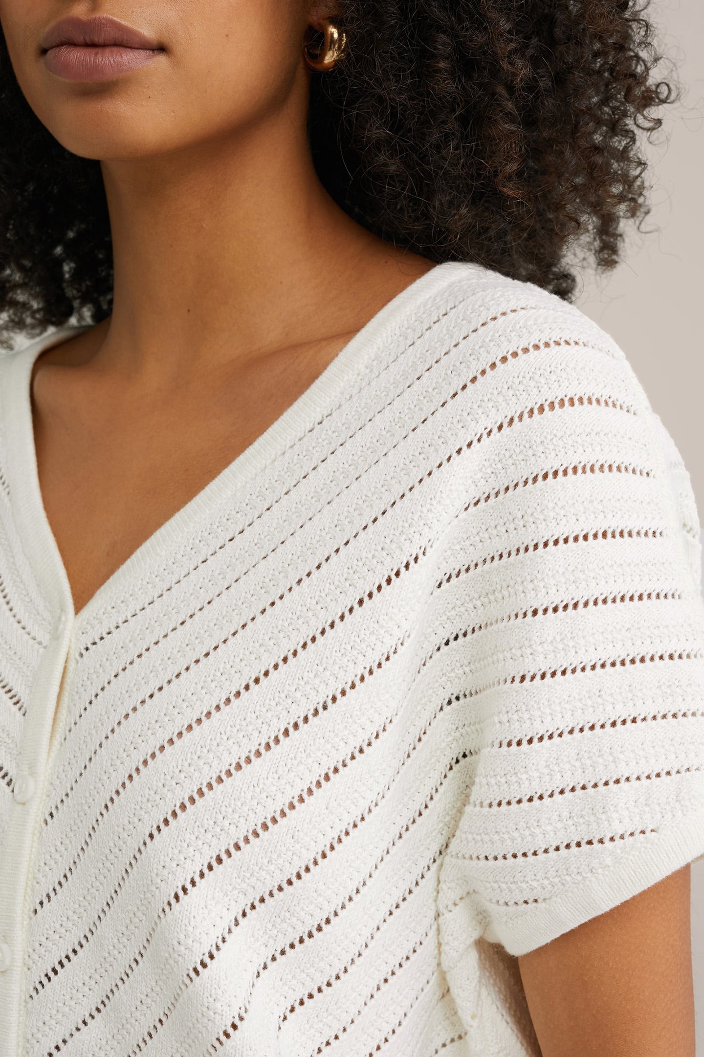 KNITTED CARDIGAN OFF-WHITE 5