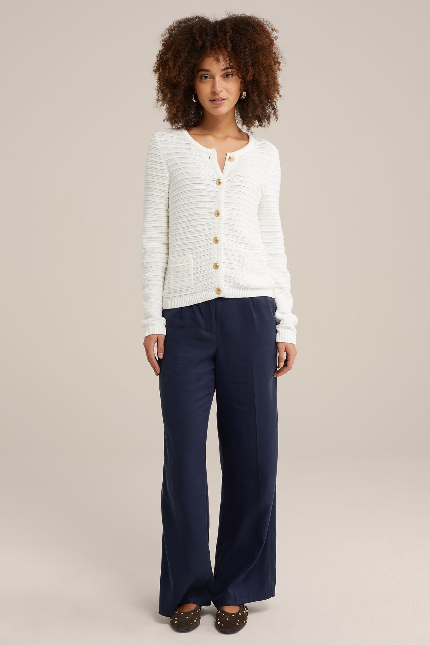 KNITTED CARDIGAN OFF-WHITE 3