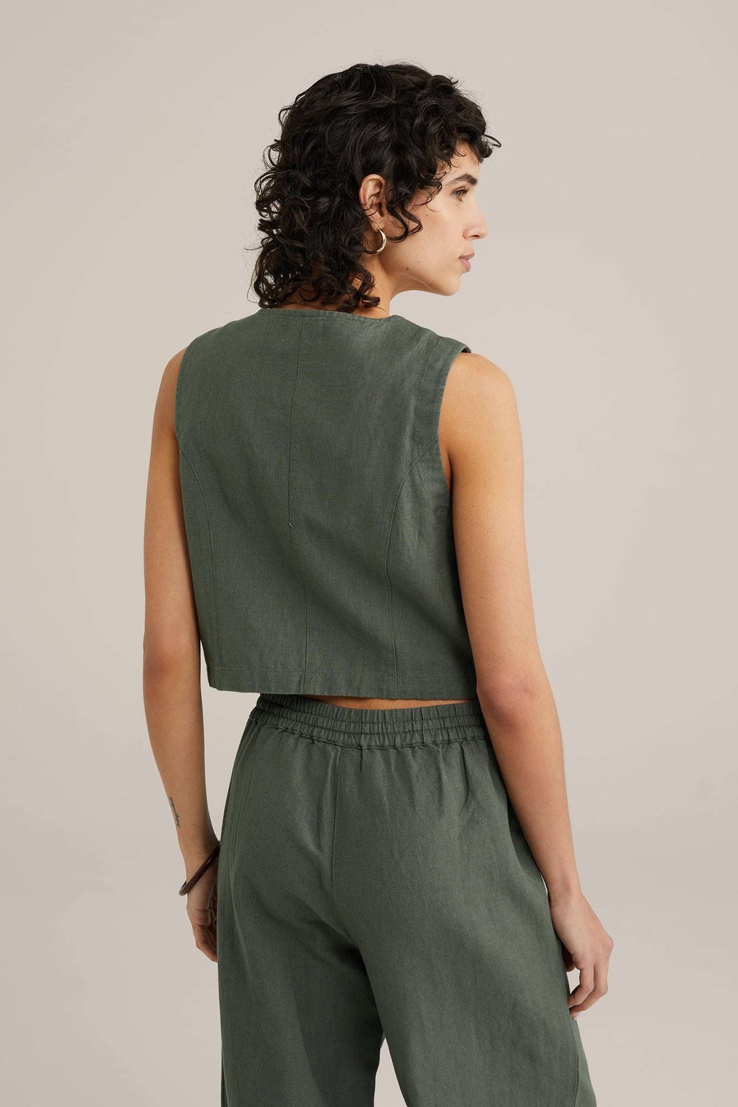 WAISTCOAT DARK GREEN 2