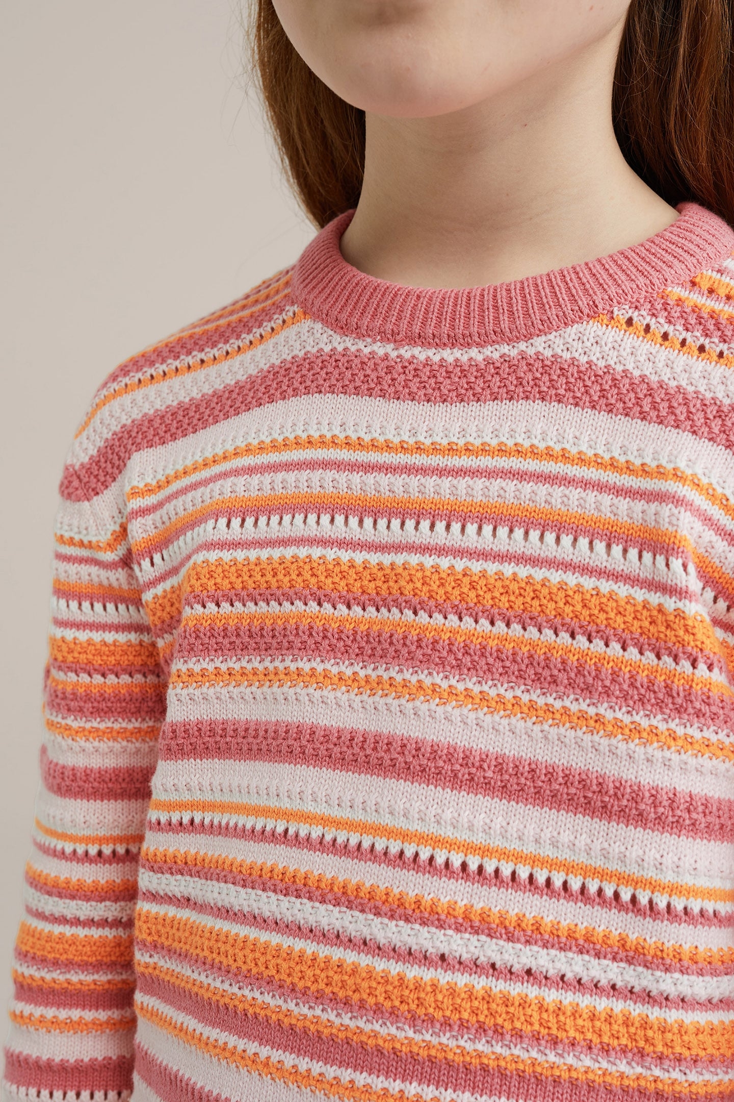 KNITTED PULLOVER PINK 5