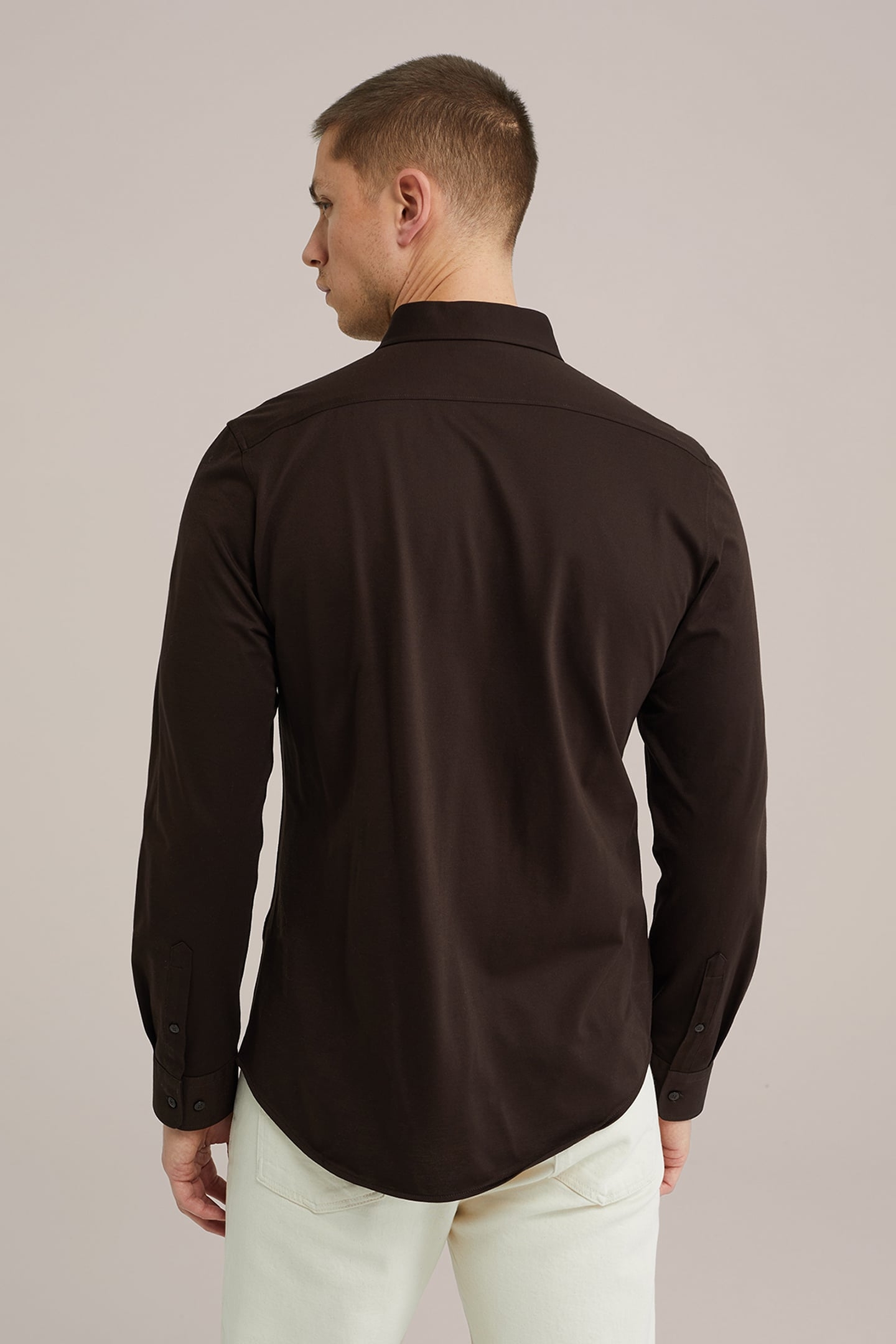 SHIRT DARK BROWN 2