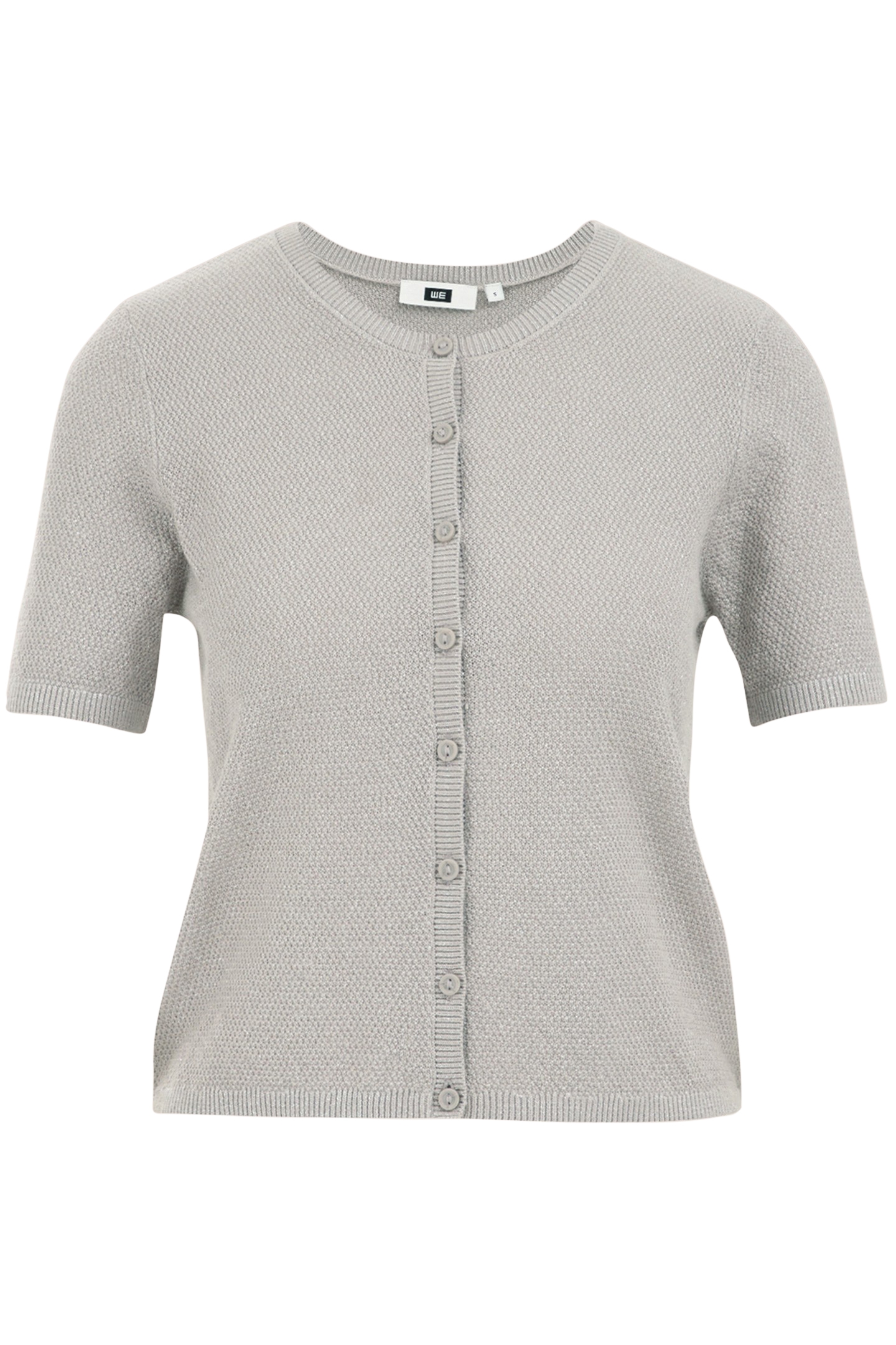 KNITTED CARDIGAN LIGHT GREY 4