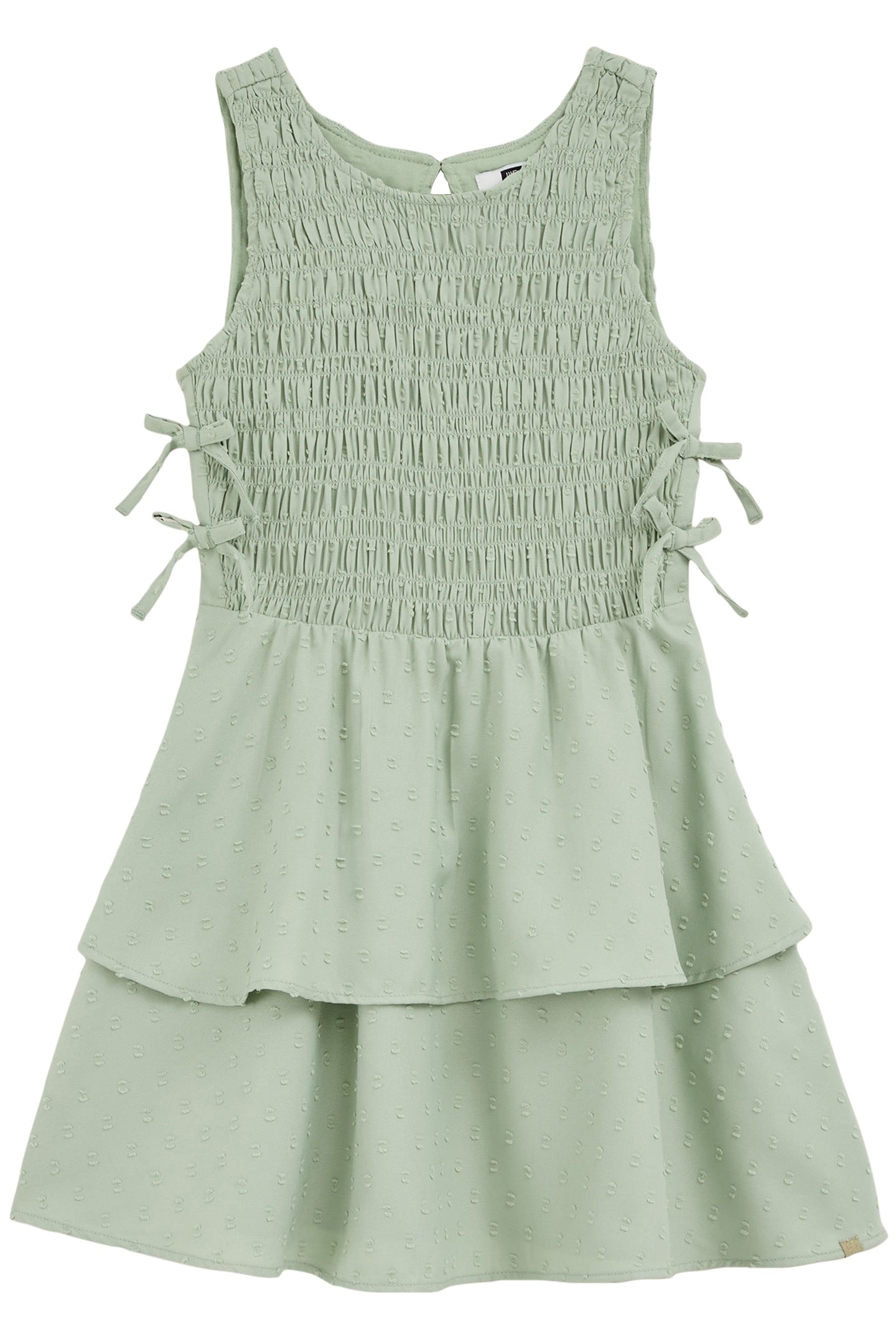 DRESS MID LENGTH LIGHT GREEN 3