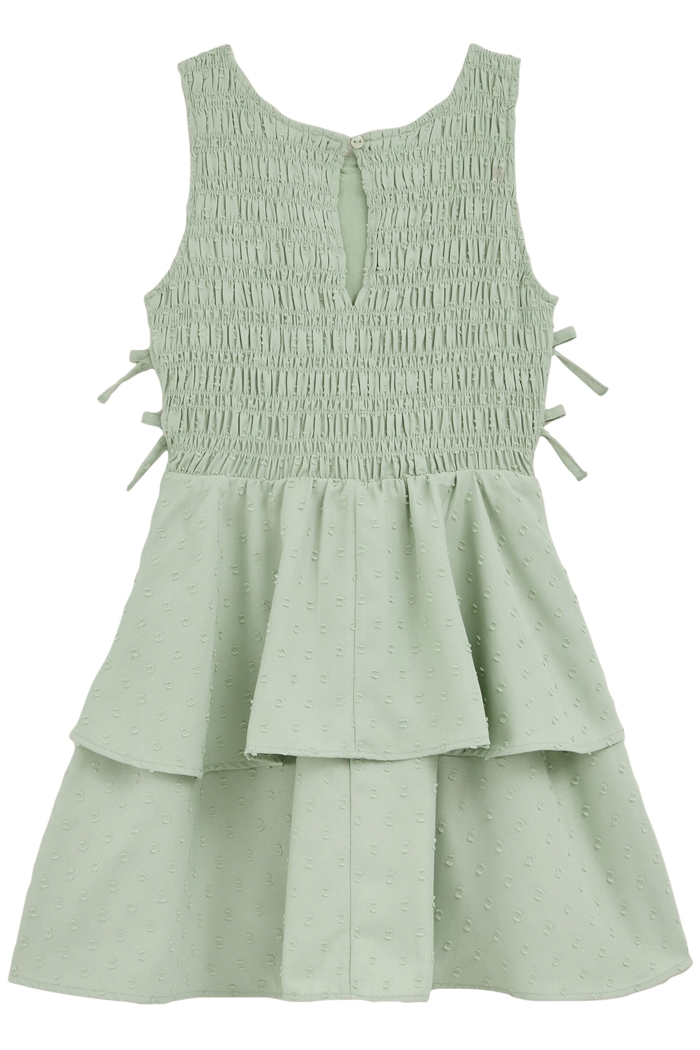 DRESS MID LENGTH LIGHT GREEN 4