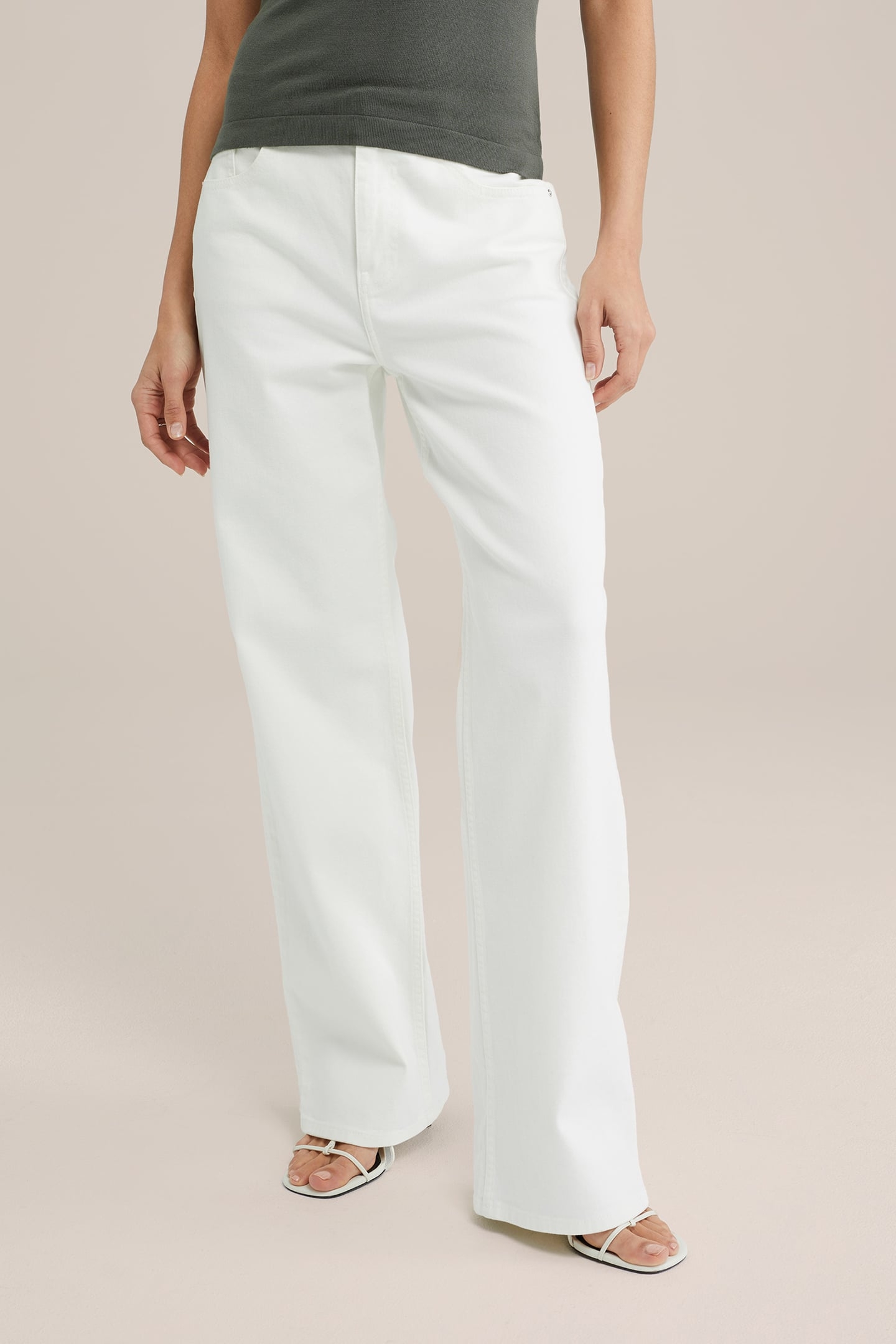 5-POCKET HIGH WAIST OFF-WHITE 1