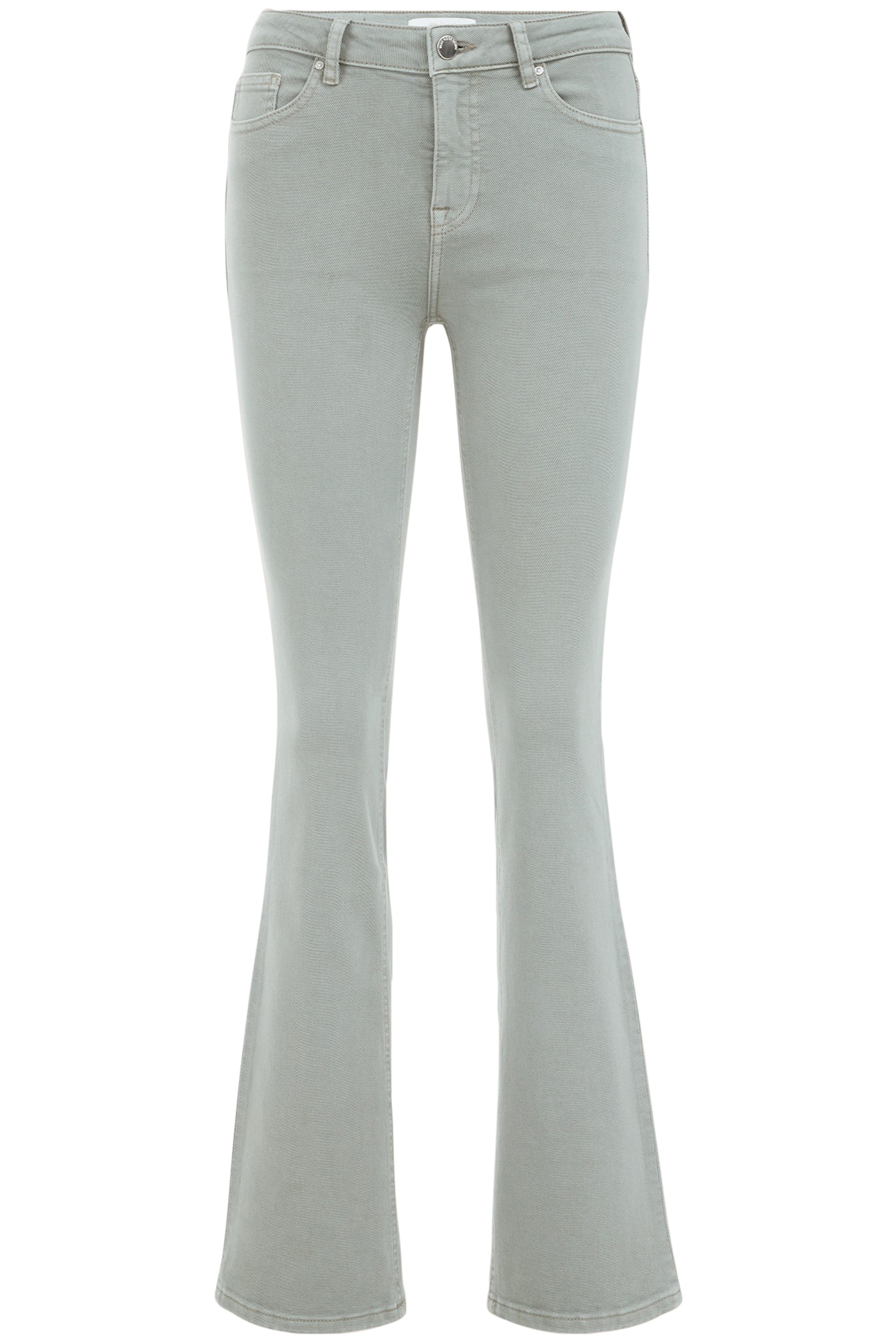 5-POCKET MID WAIST GREYISH GREEN 4