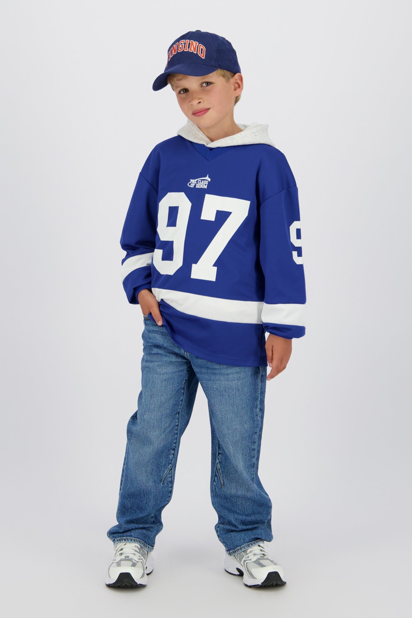 BOYS GERALDO JEANS MID BLUE WASH 1