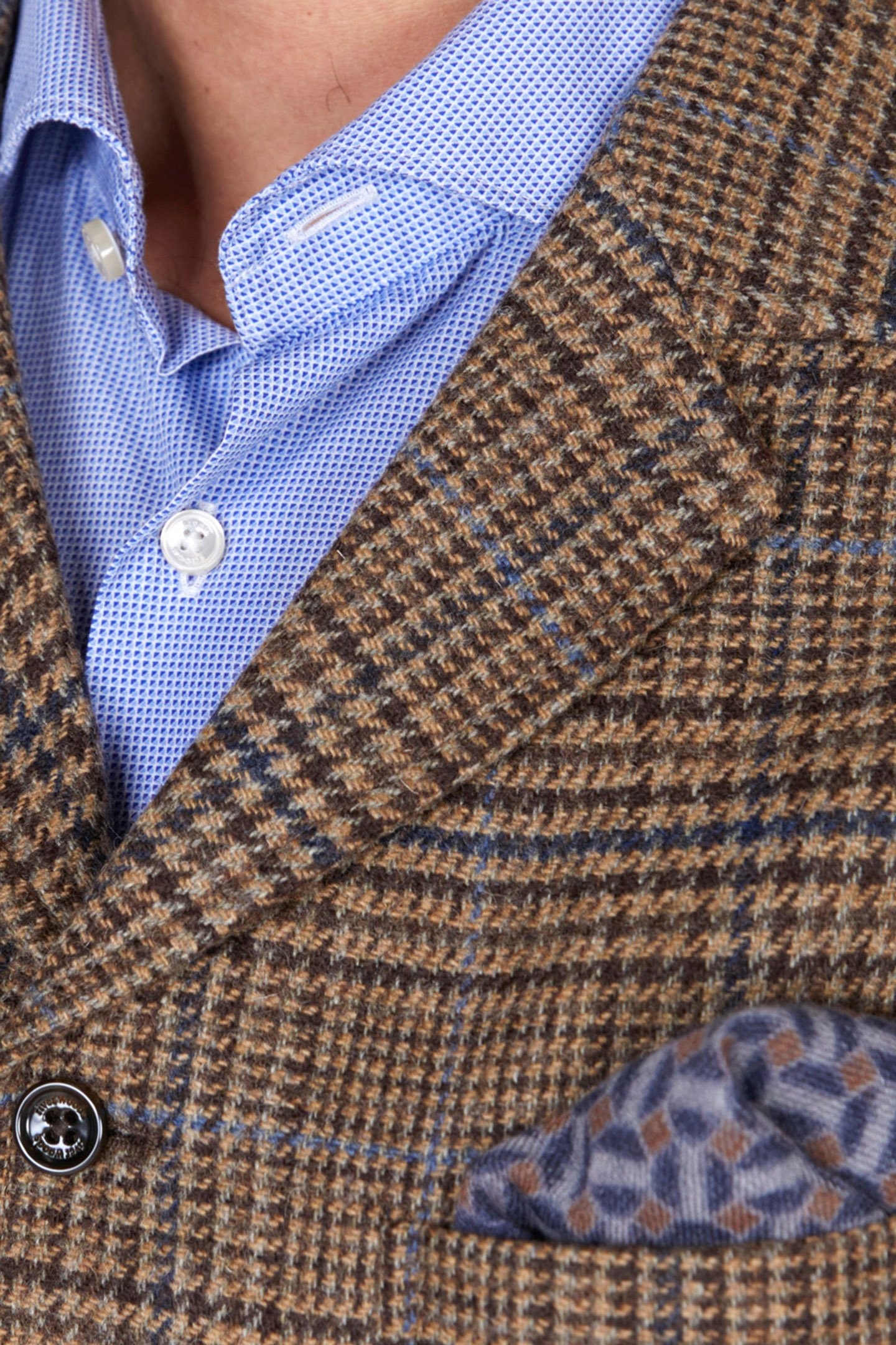 FANCY ROUNDED PKT GILET BROWN 4