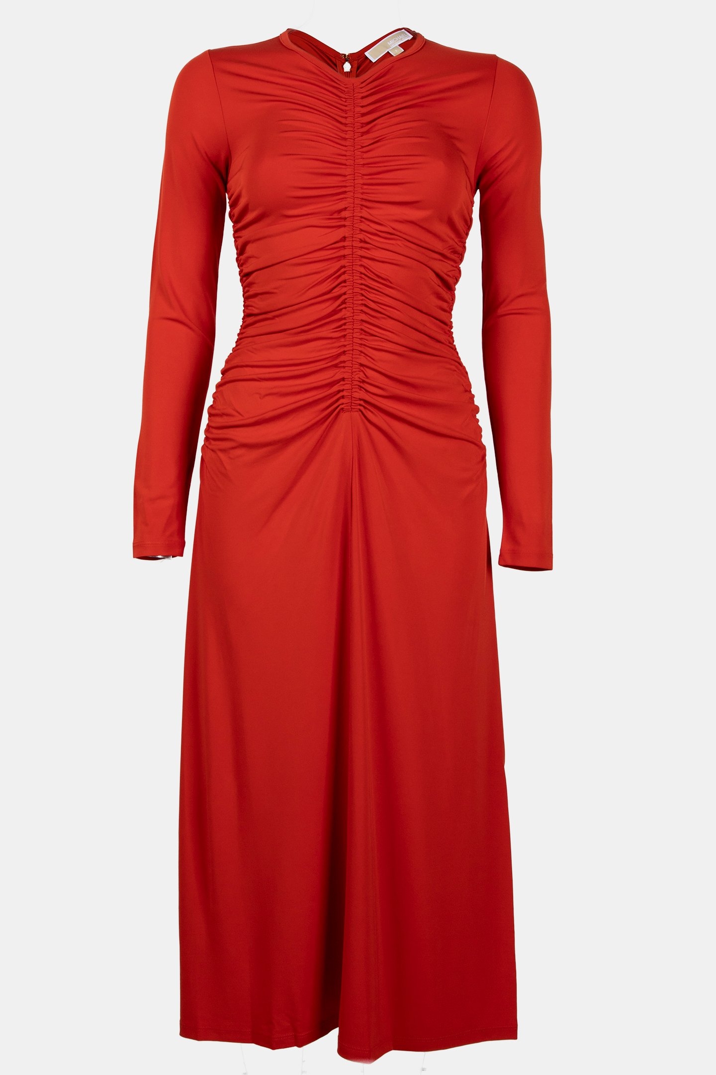 LS CF RUCH MIDI DRESS BRT TRRACTTA 1