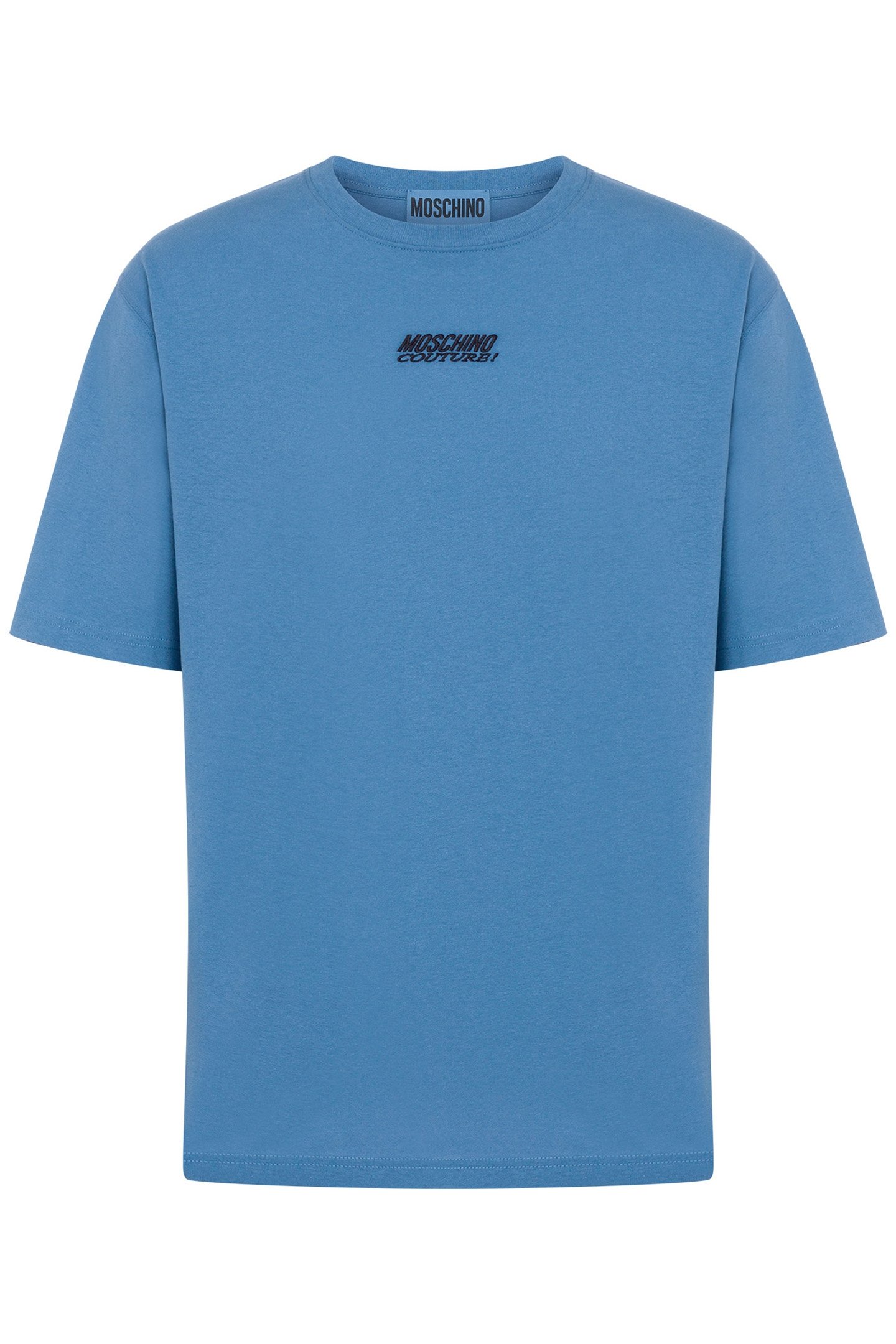 T-SHIRT LOGO EMBROIDERY BLUE 3