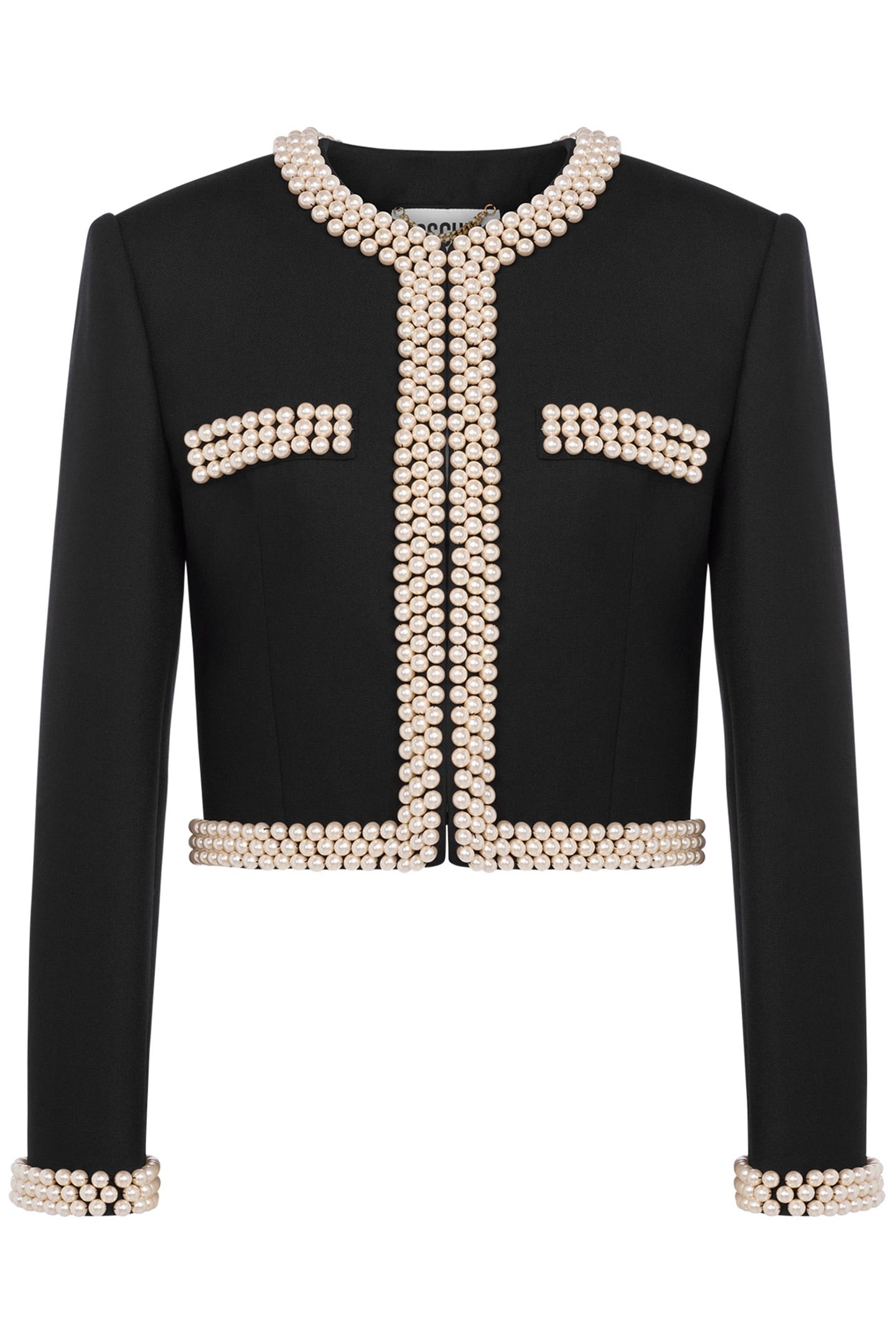 JACKET WITH PEARLS ARCHIVE CAPSULE BLACK 3