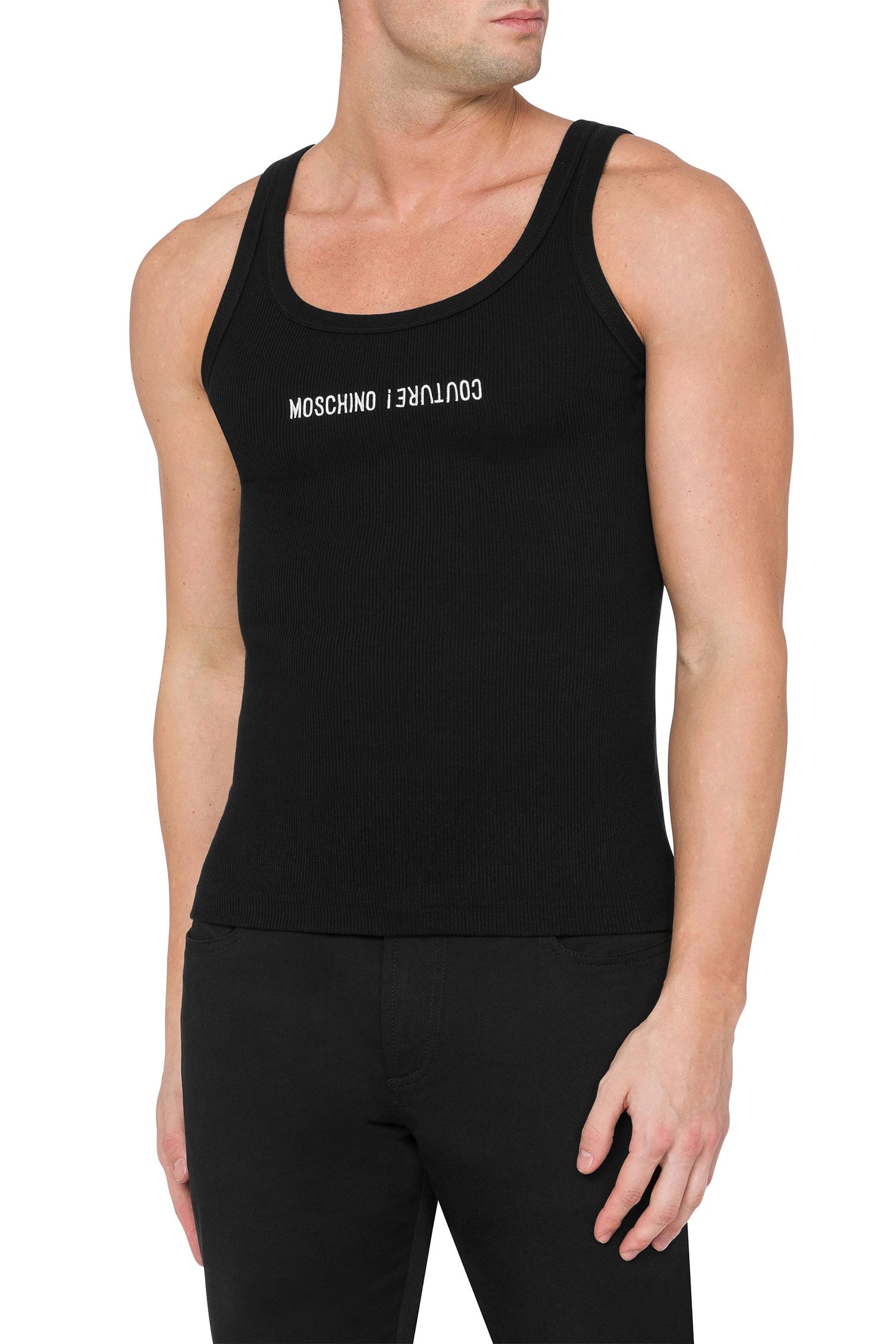 TANK TOP UPSIDE DOWN LOGO BLACK 1