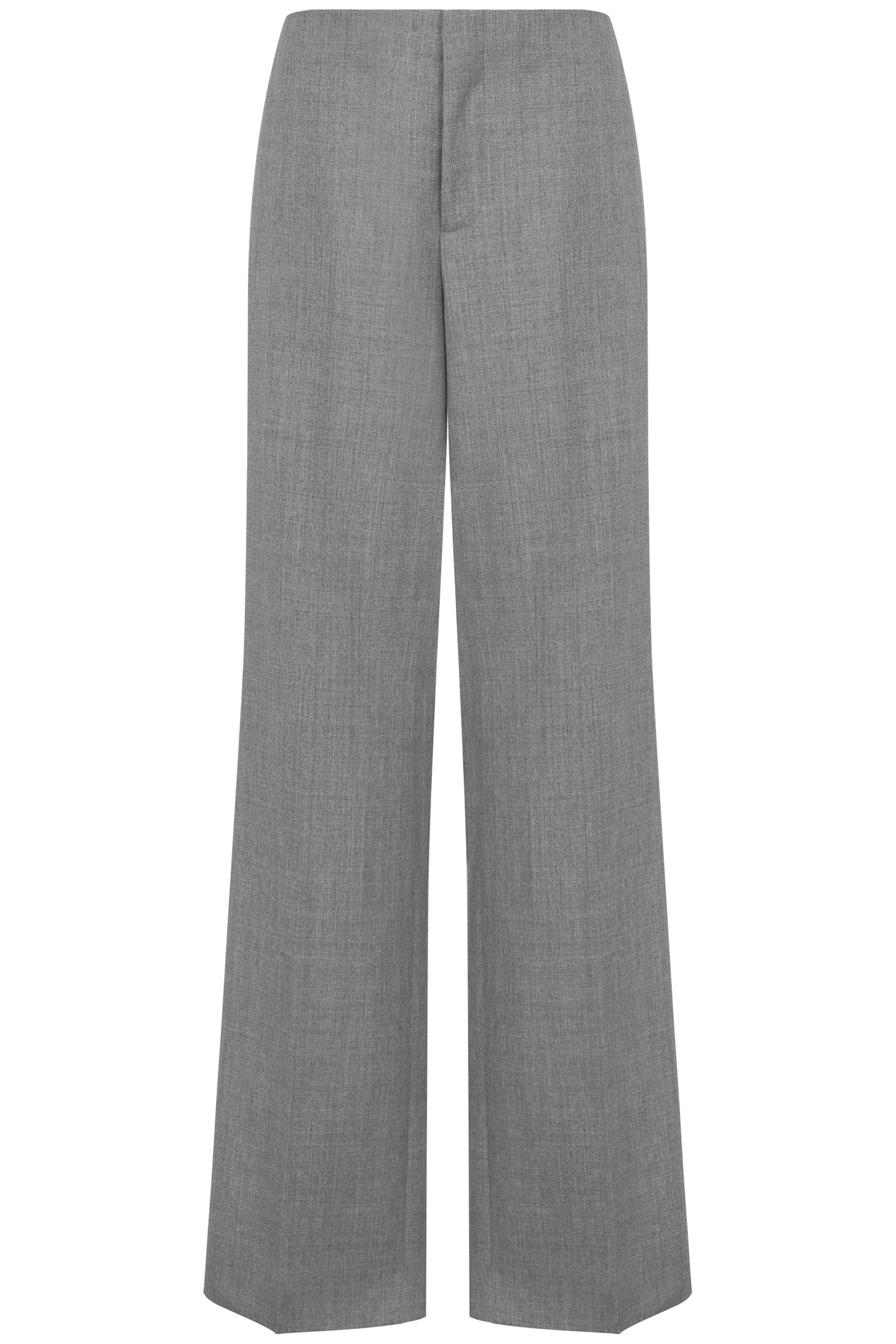 WIDE TROUSERS IN WOOL CANVAS GREY 3