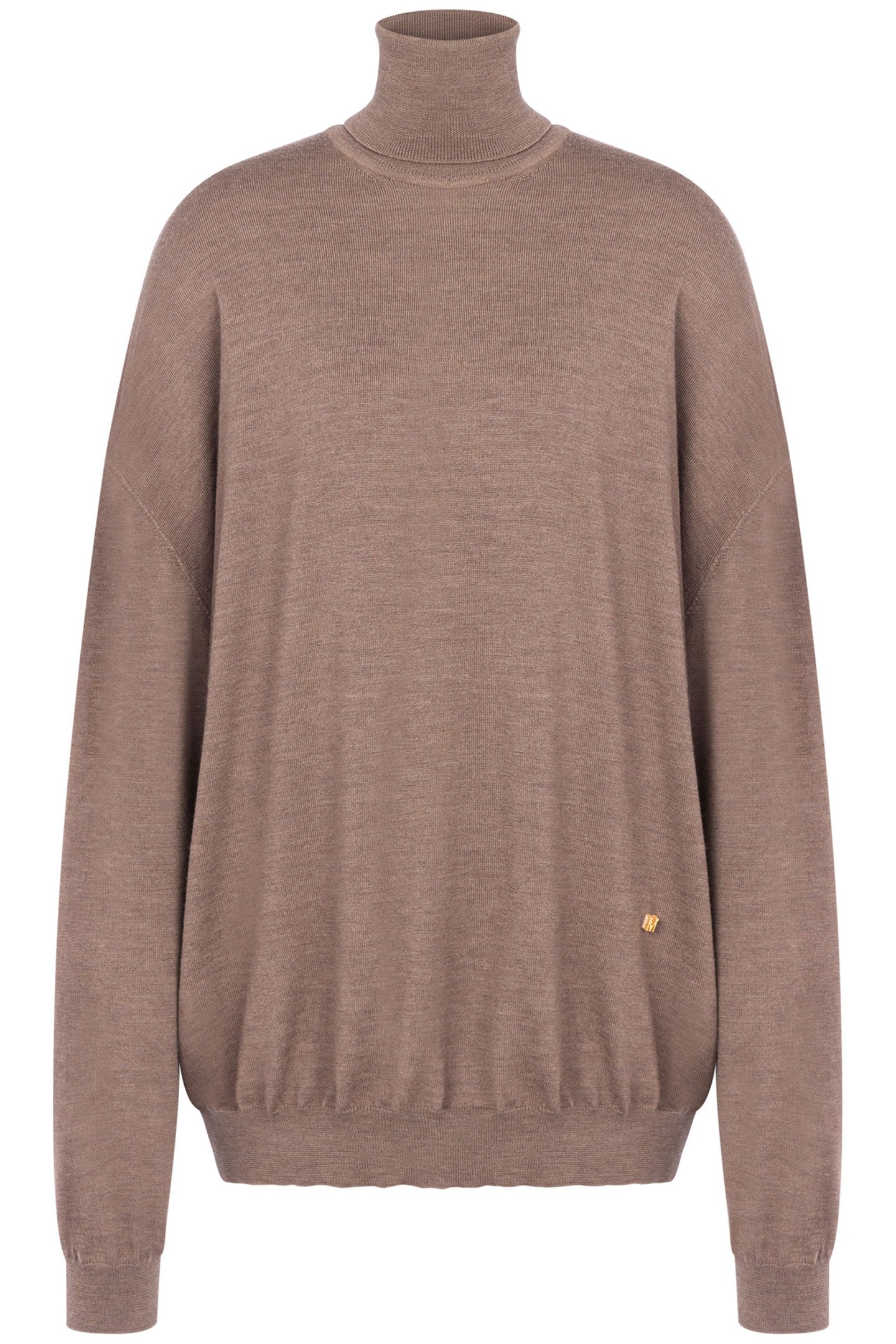 GOLDEN M WOOL TURTLENECK SWEATER BEIGE 3