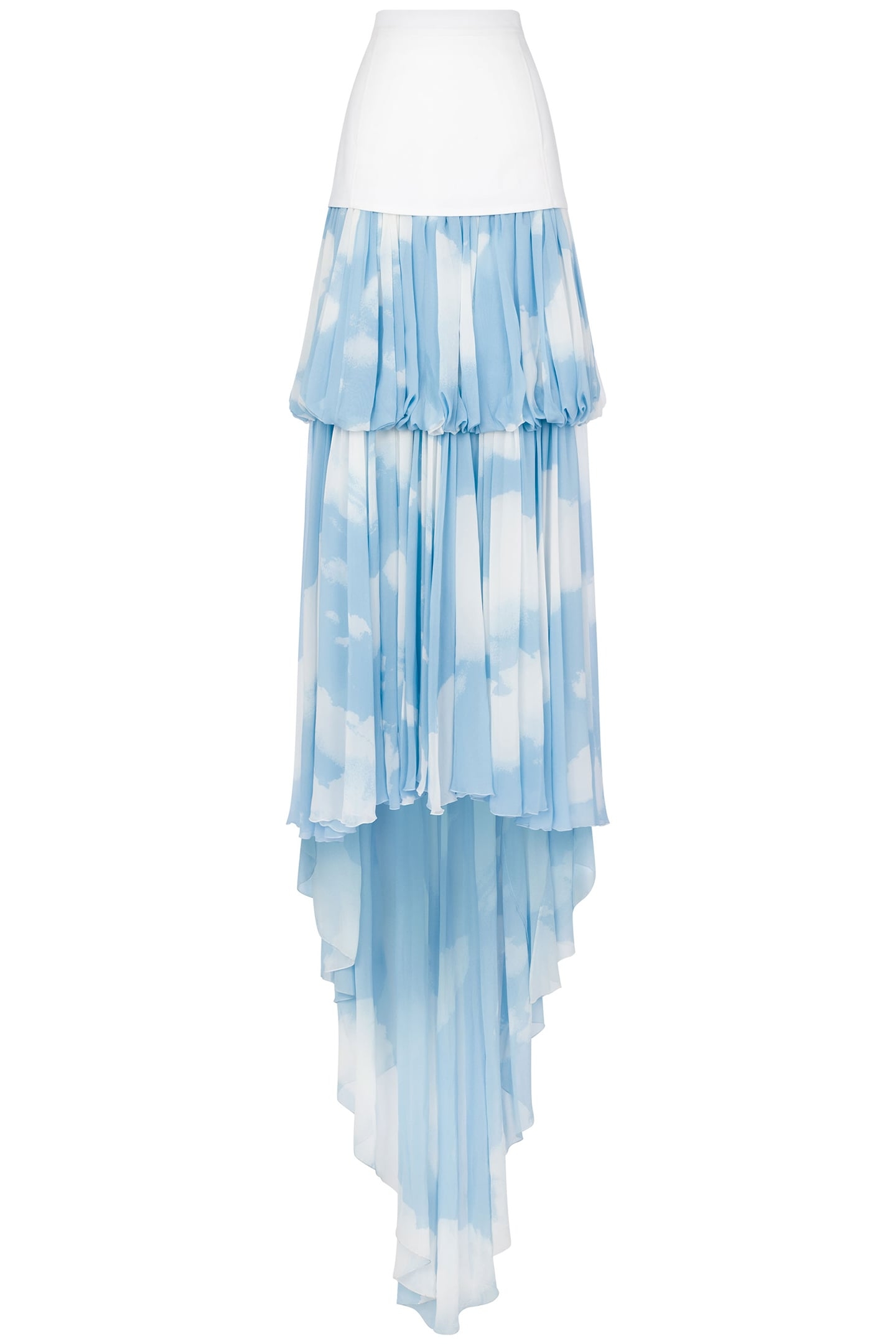 LONG SKIRT WITH IN THE CLOUD PRINT BLUE 3